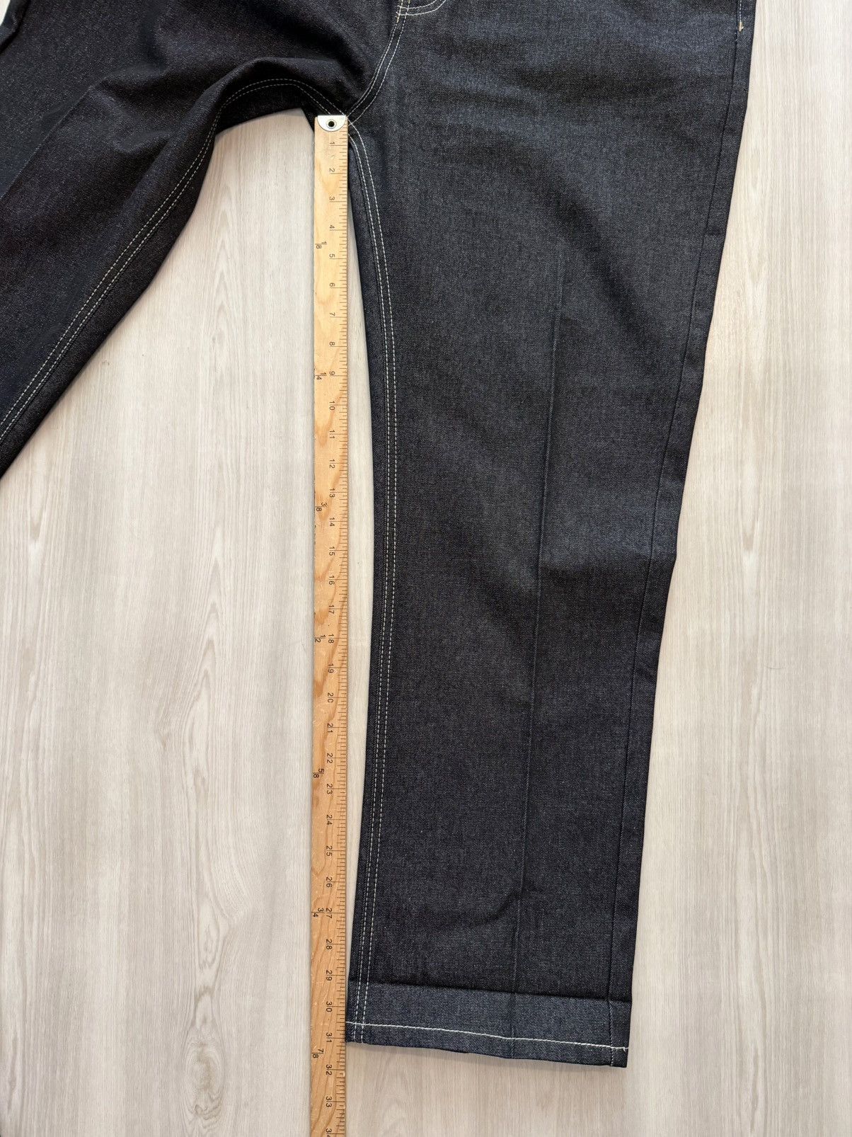 Vintage VTG Y2K Trust Jeans Baggy Wide Leg Denim Sz 40x30 Size US 40 / EU 56 - 4 Thumbnail