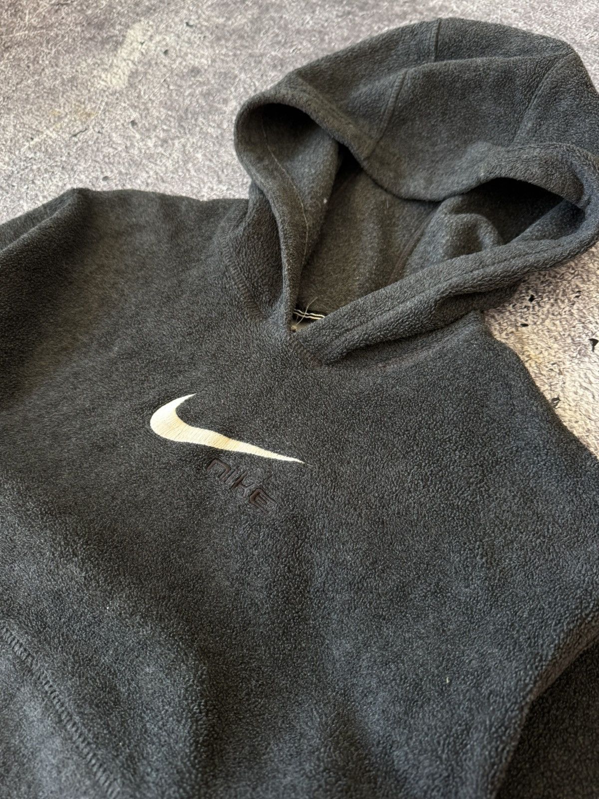 Nike nike center swoosh fleece hoodie vintage Size US M / EU 48-50 / 2 - 1 Thumbnail