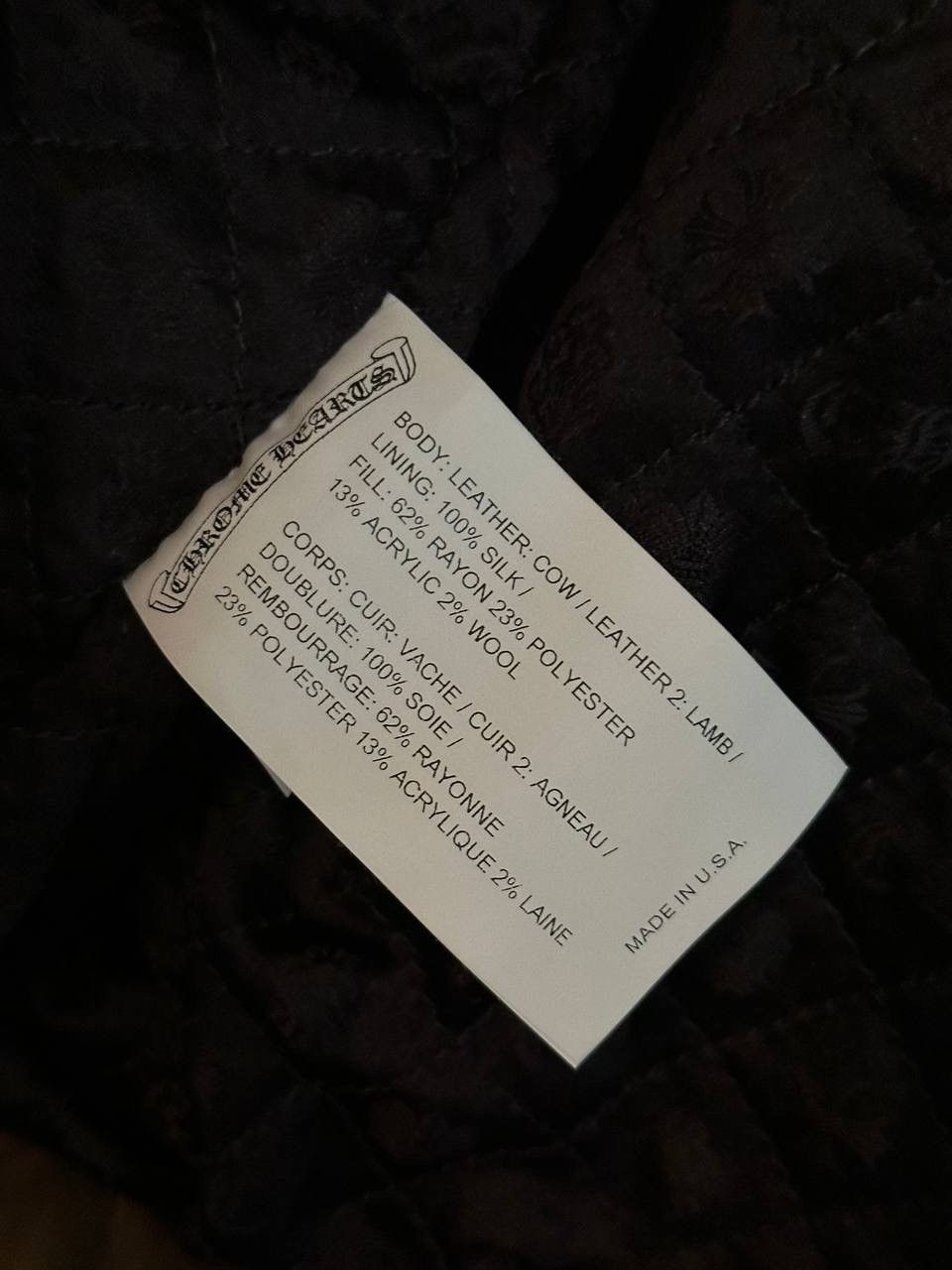 Chrome Hearts Leather Camo Jacket Size US XL / EU 56 / 4 - 8 Thumbnail