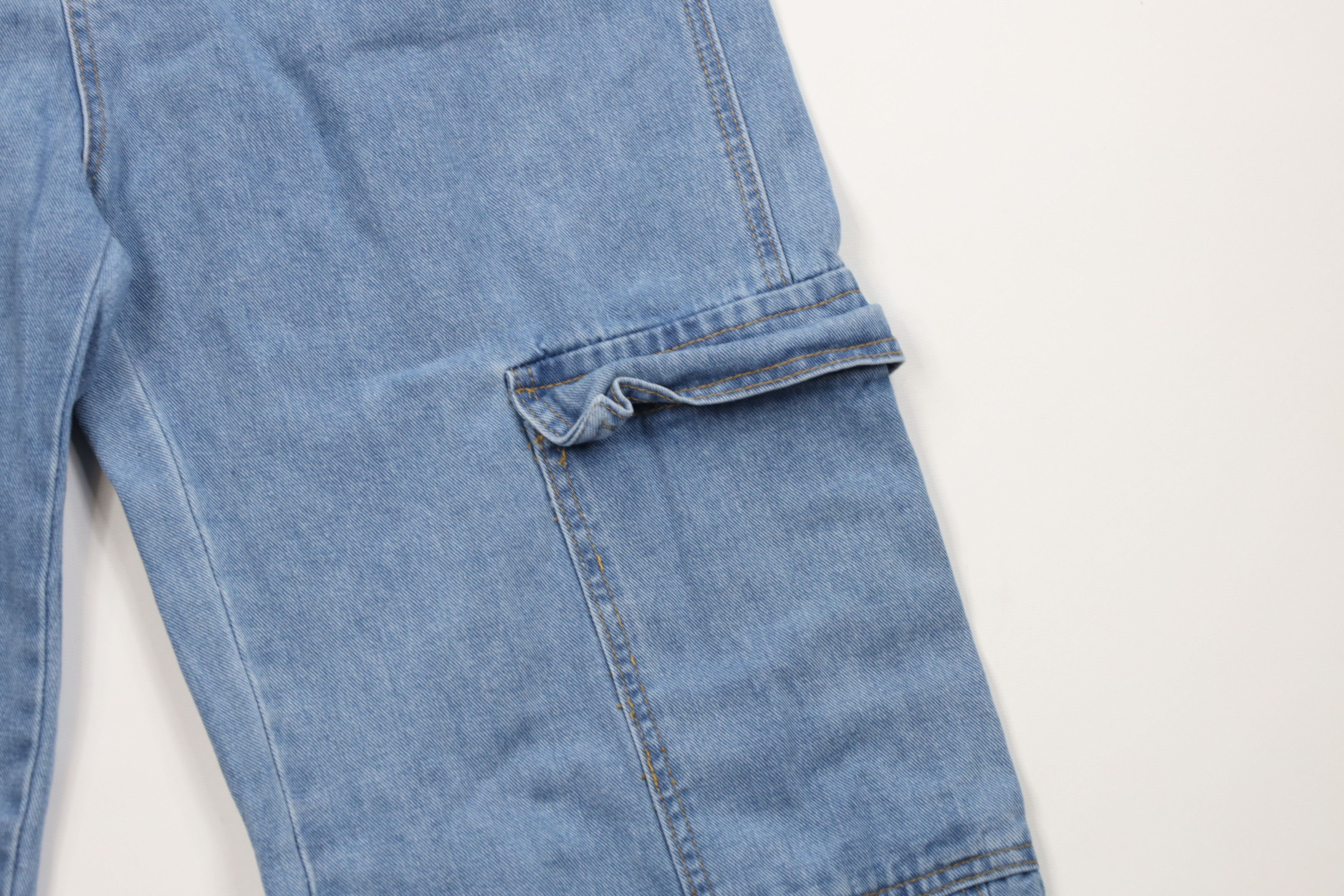 Vintage Vintage 90s Y2K Streetwear Wide Leg Skateboard Cargo Jeans Size US 32 / EU 48 - 5 Thumbnail