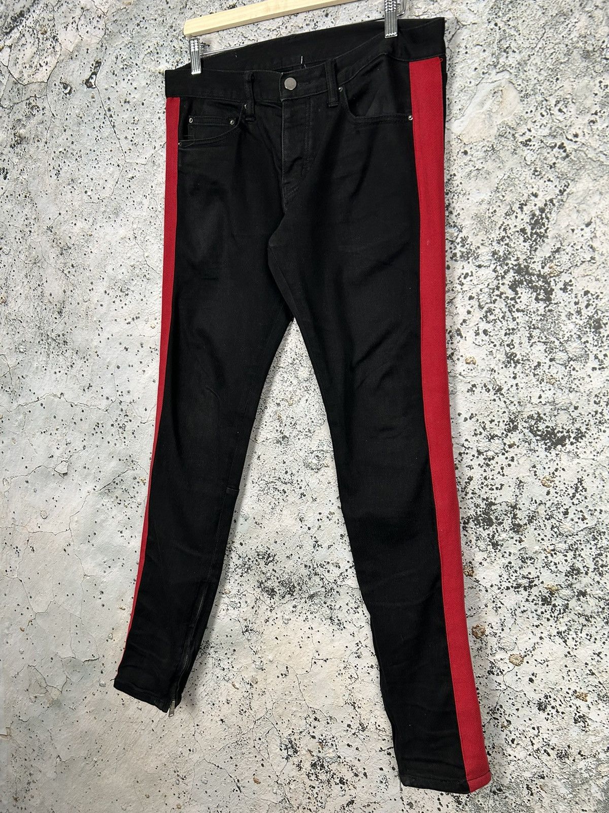 MNML MNML Denim With Stripe Streetwear Vintage Rock Punk Grunge Size US 31 - 2 Thumbnail