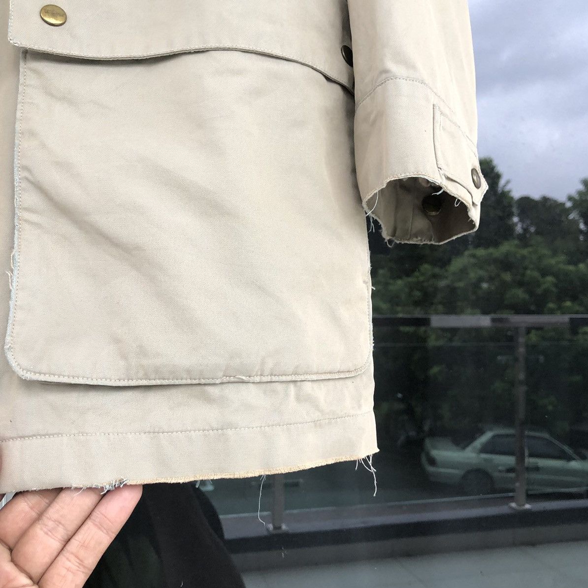 Burberry Vintage Burberrys Lined Novacheck THRASHED Coat Jacket Size US M / EU 48-50 / 2 - 12 Thumbnail