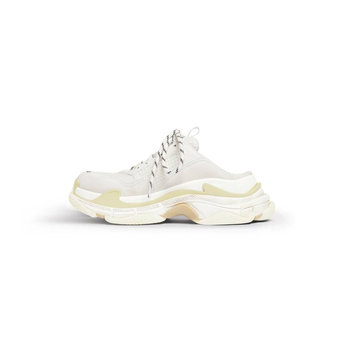 o1bcso1str1224 Triple S Mules in White
