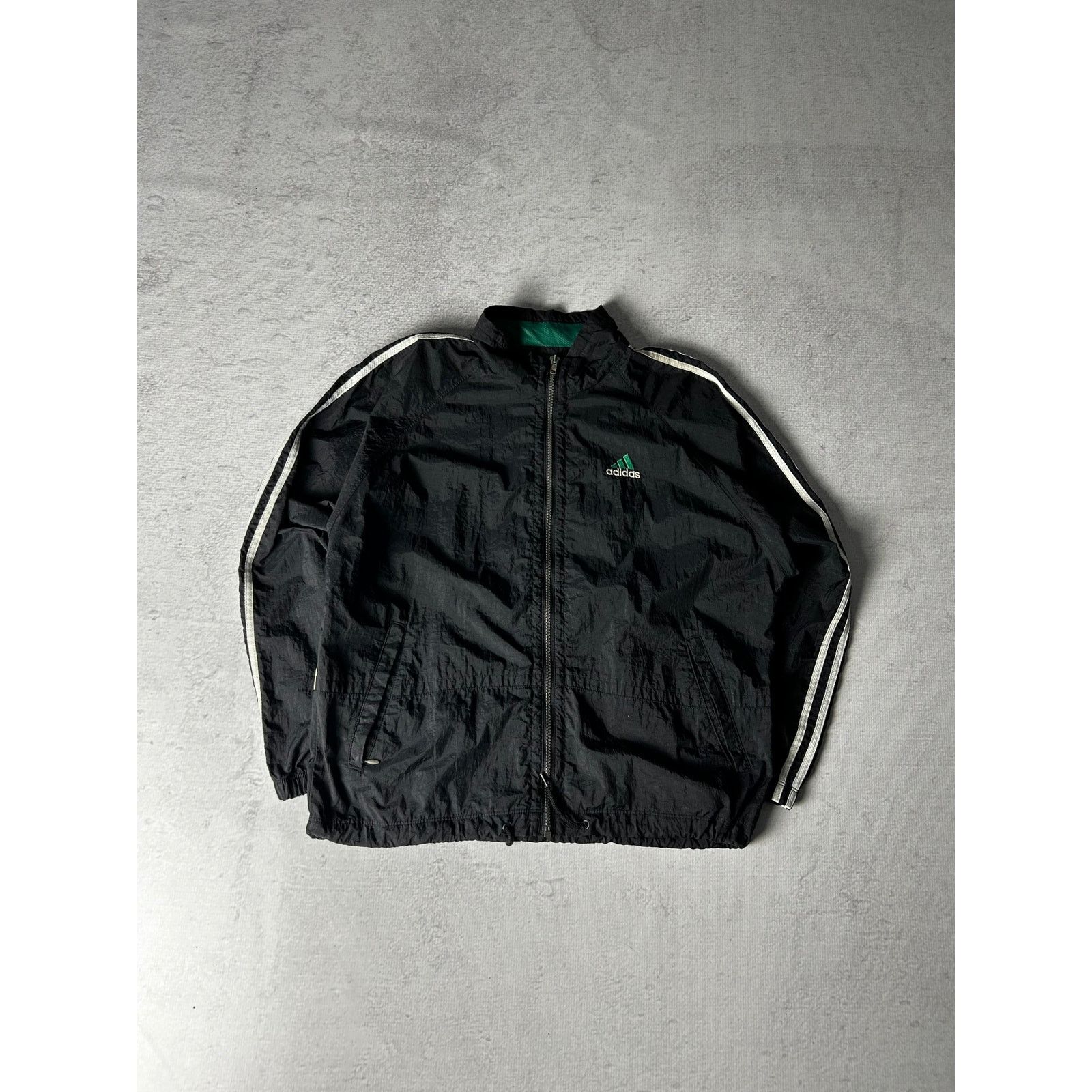 Vintage Adidas Big Logo Windbreaker Jackets For Men's Small