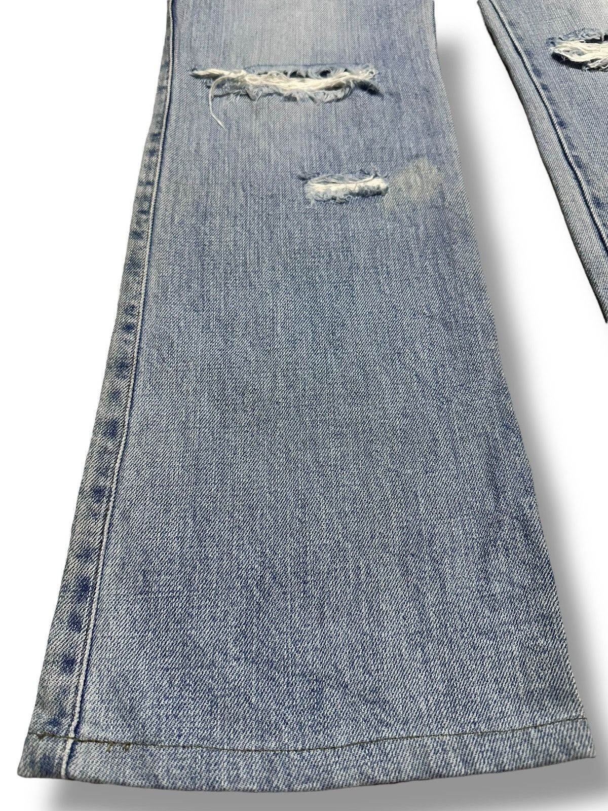 Japanese Brand Distressed Vintage Foolish Japan Jeans Wideleg Style Faded Size US 31 - 7 Thumbnail