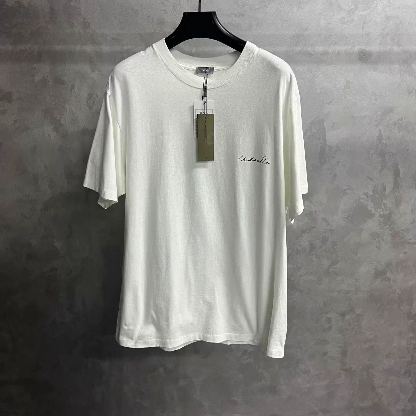 Dior Dior cream plant print crewneck short-sleeve T-shirt XL Size US XL / EU 56 / 4 - 1 Thumbnail