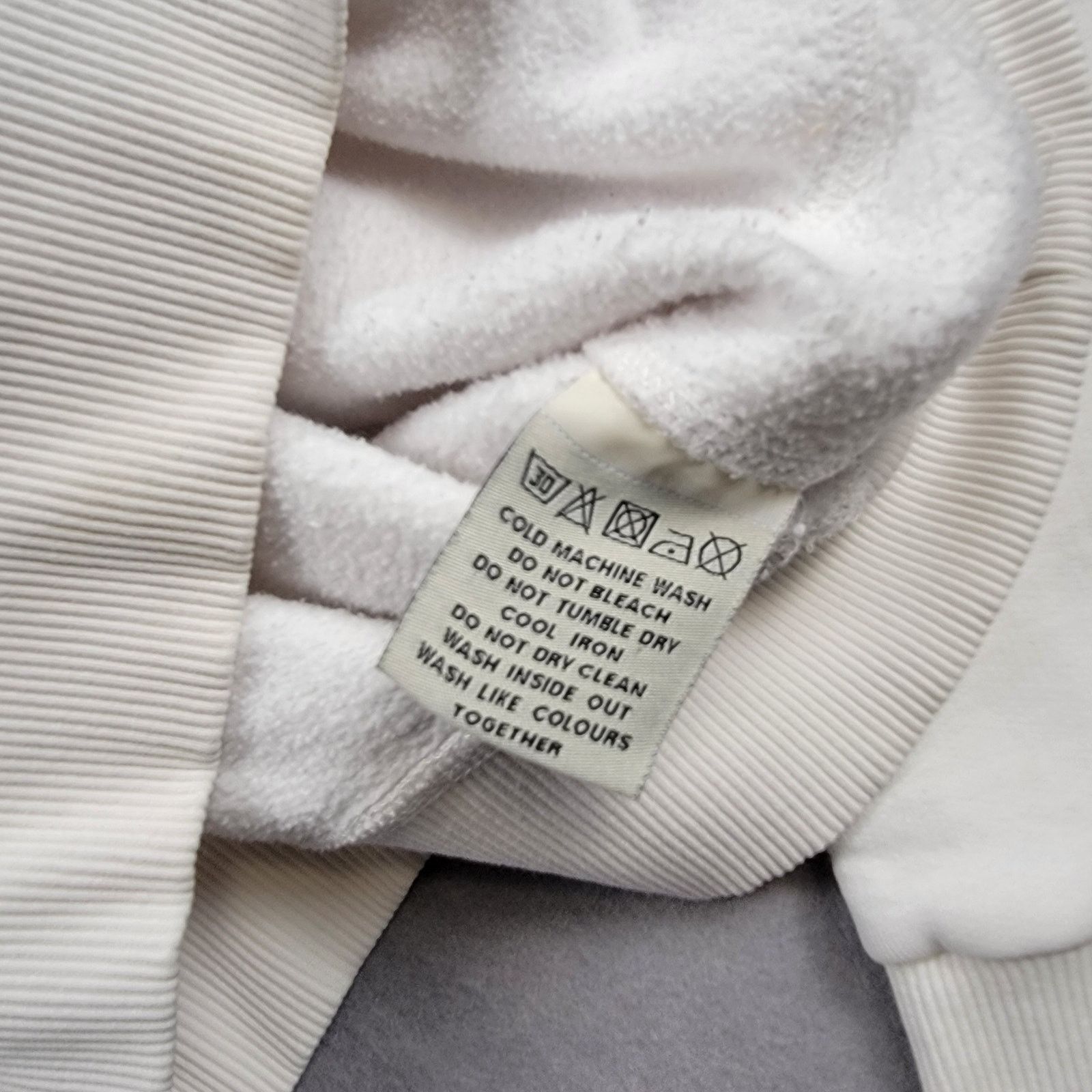 Superdry SuperDry Orange Label Hoodie White Sz S (545) Size US S / EU 44-46 / 1 - 11 Thumbnail
