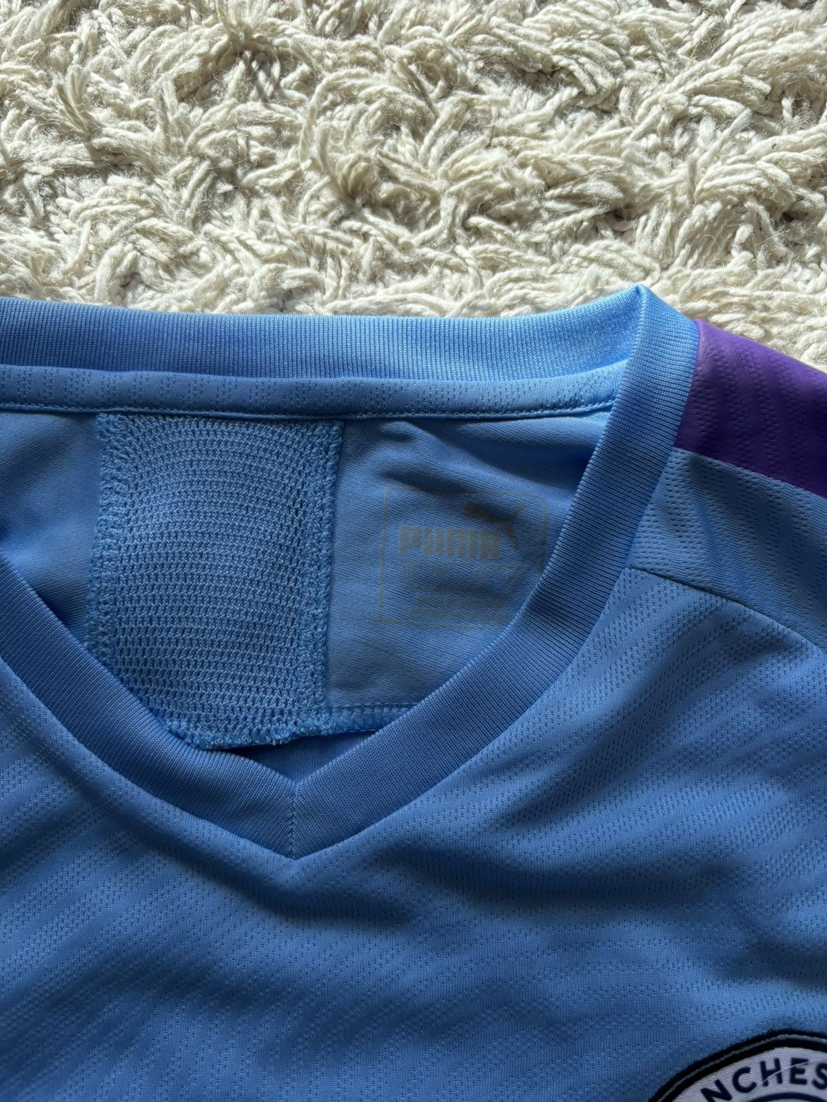 Vintage Vintage Streetwear Soccer Jersey Manchester City Size US L / EU 52-54 / 3 - 3 Thumbnail