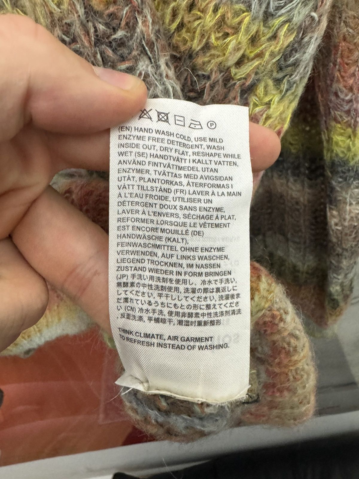 Acne Studios RARE GRAIL acne studios multicolor mohair knit sweater hype Size US M / EU 48-50 / 2 - 6 Thumbnail