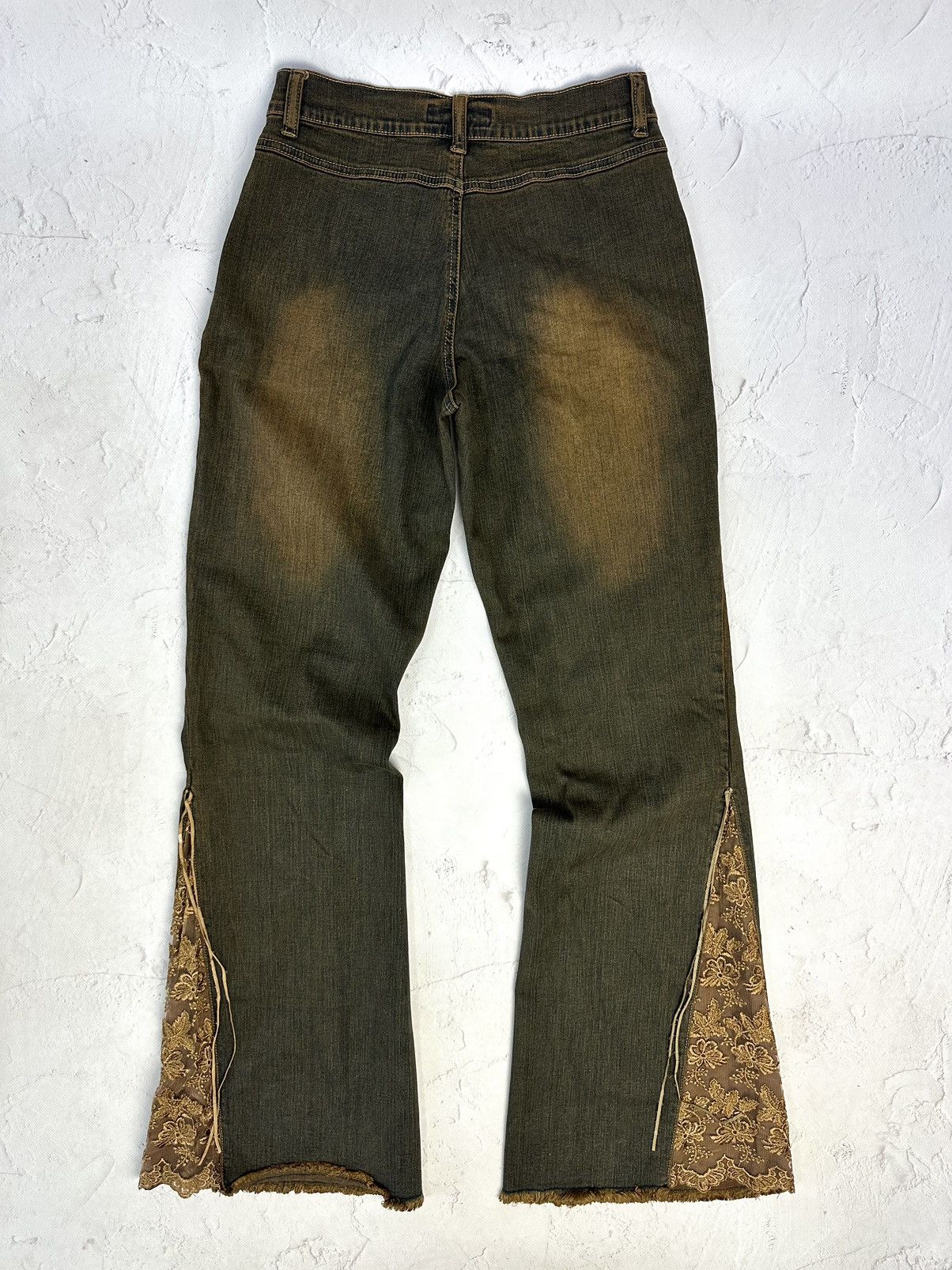 Beauty Beast × If Six Was Nine × Vintage Vintage Flared Washed Jeans Size 28" / US 6 / IT 42 - 7 Thumbnail