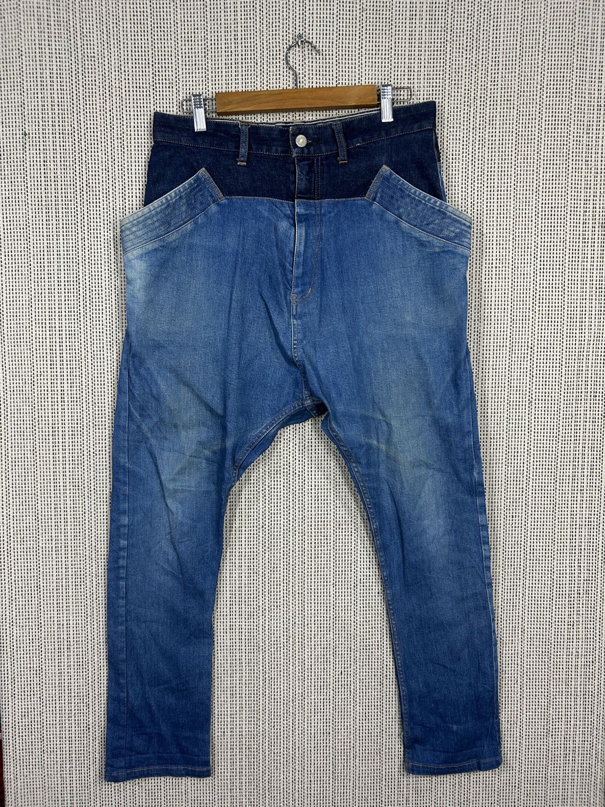 Tsumori Chisato Vintage tsumori chisato issey miyake high front denim Size US 32 / EU 48 - 1 Thumbnail