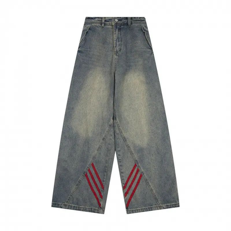 Japanese Brand × Jean Retro loose straight leg casual jeans Size US 32 / EU 48 - 6 Thumbnail