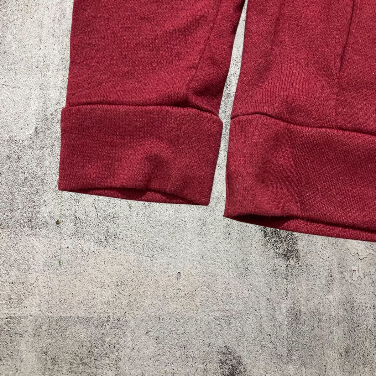Japanese Brand 2000s Sematic Design Duffle Ziphoodie Fur Red Maroon Lgb Size US M / EU 48-50 / 2 - 6 Thumbnail