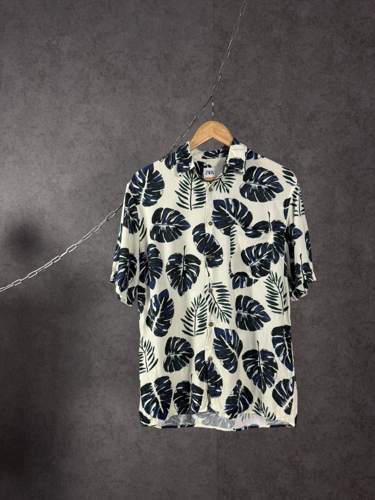 Zara Zara Man art crazy hawaiian shirt Size US S / EU 44-46 / 1 - 1 Thumbnail