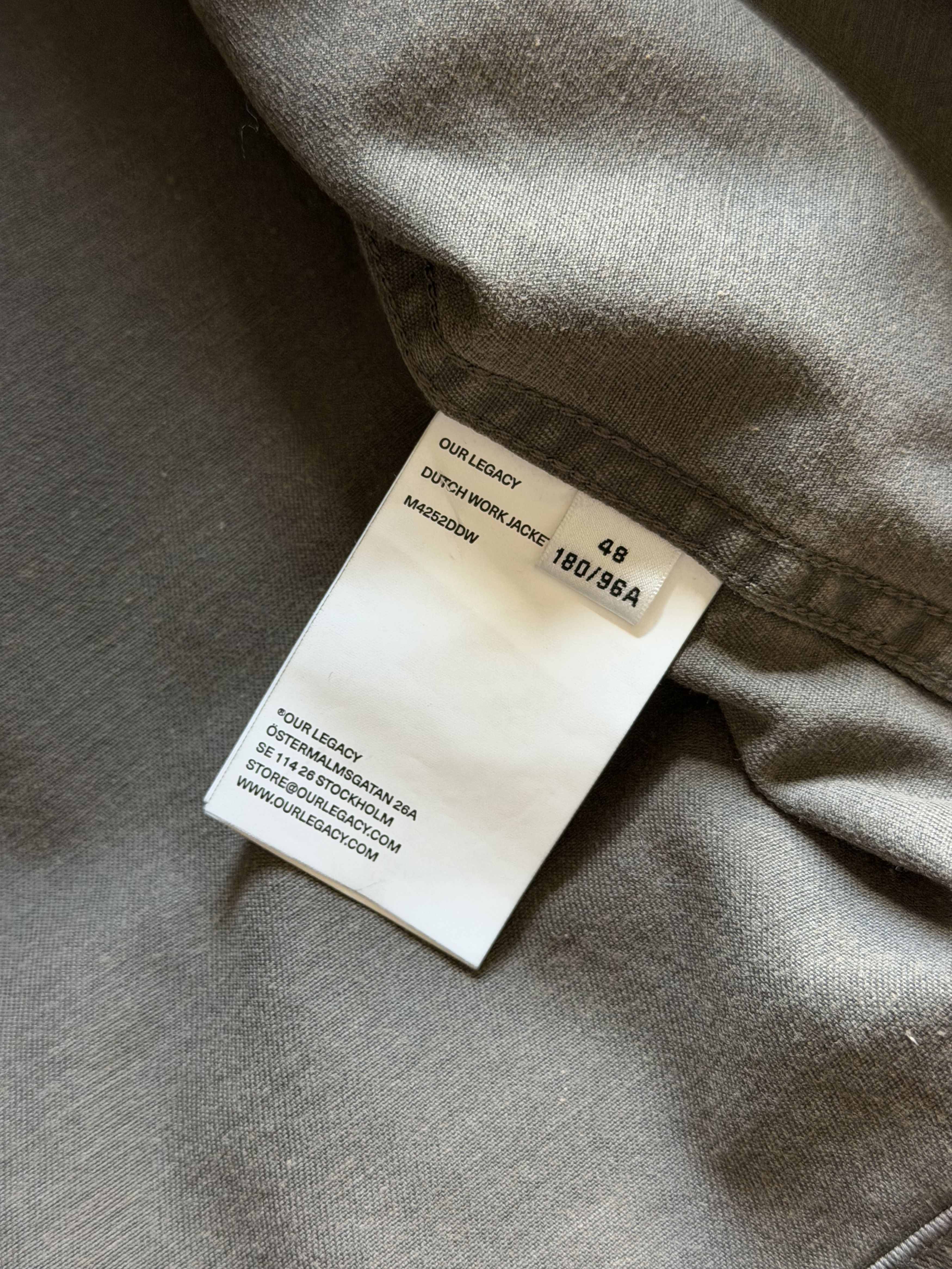 Our Legacy Our Legacy Twill Dutch Work Jacket in Ditch Wash Brown Size US M / EU 48-50 / 2 - 8 Thumbnail