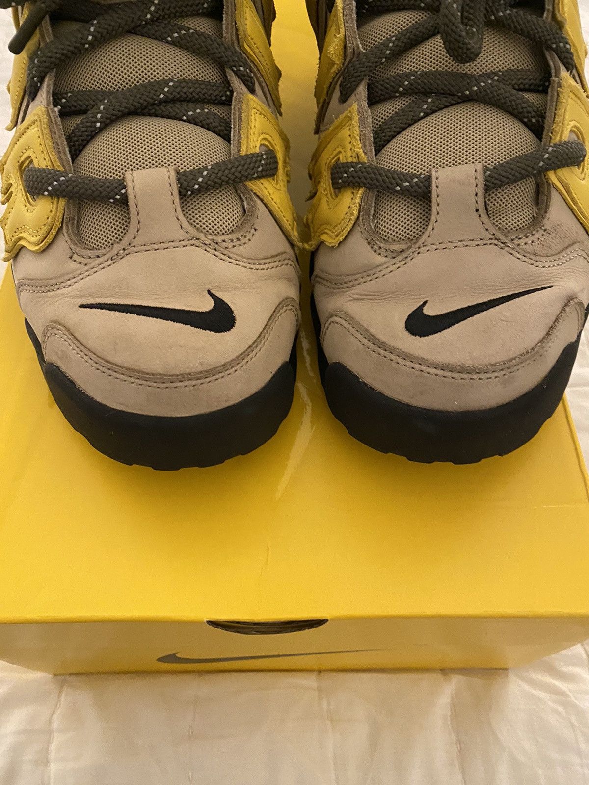 Ambush Design × Nike Nike x Ambush Air More Uptempo Low Limestone Sz13 Size US 13 / EU 46 - 4 Thumbnail