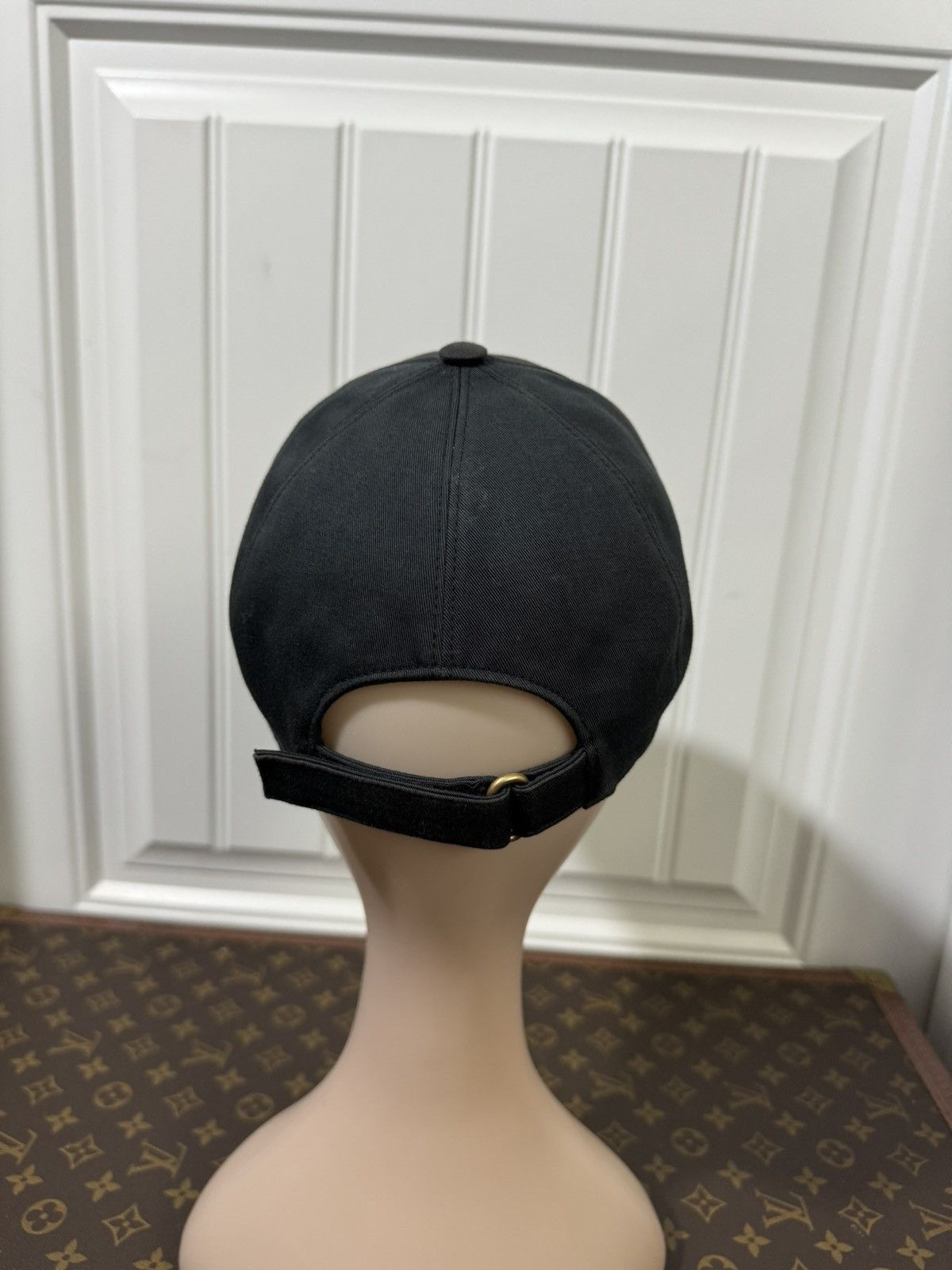 Gucci Gucci FW19/20 Embroidered Logo Hat – Black/Red Size ONE SIZE - 4 Thumbnail