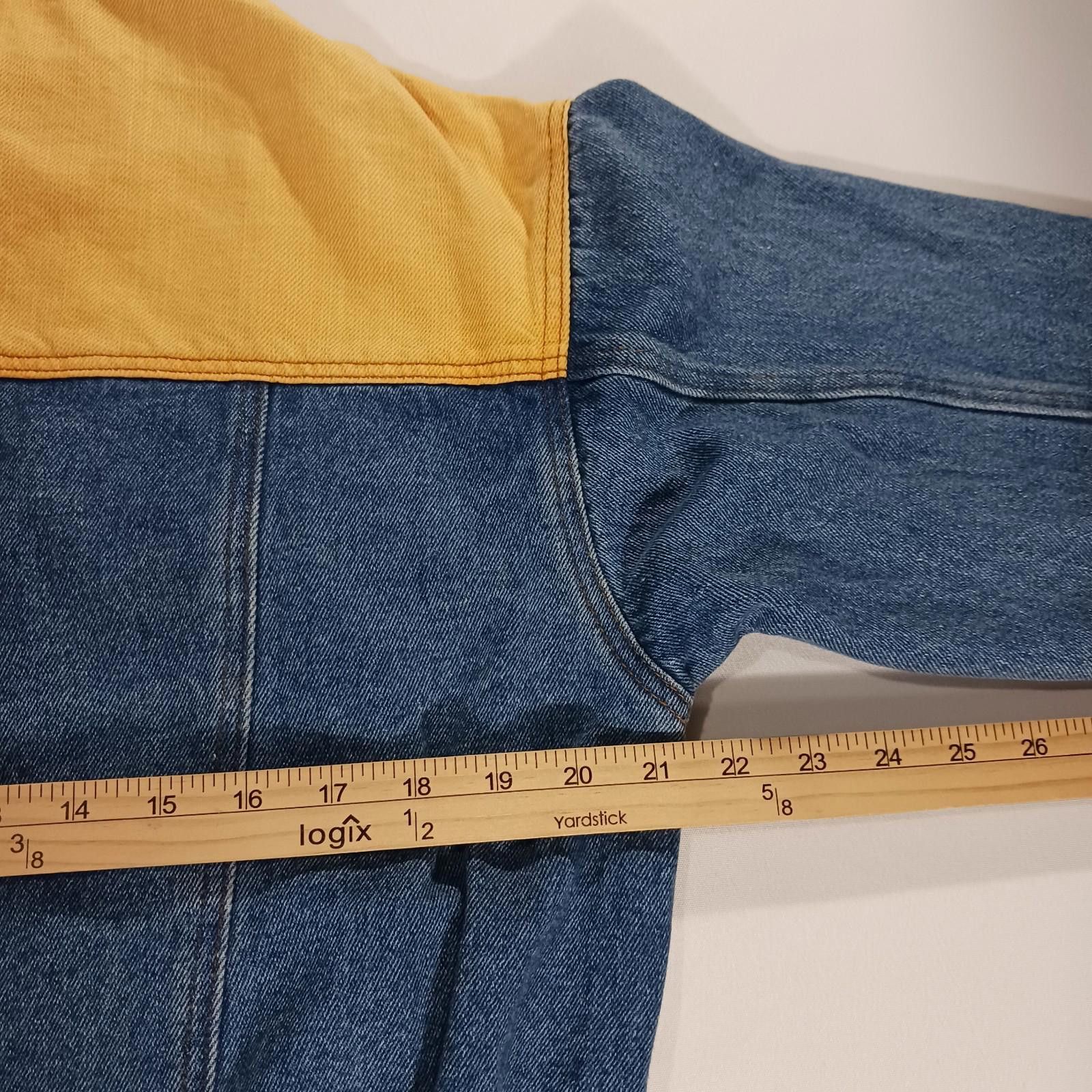 Kirkland Signature Signature 8 Colorbloc S5600 Women Blue Yellow Denim Jacket S Size S / US 4 / IT 40 - 5 Thumbnail