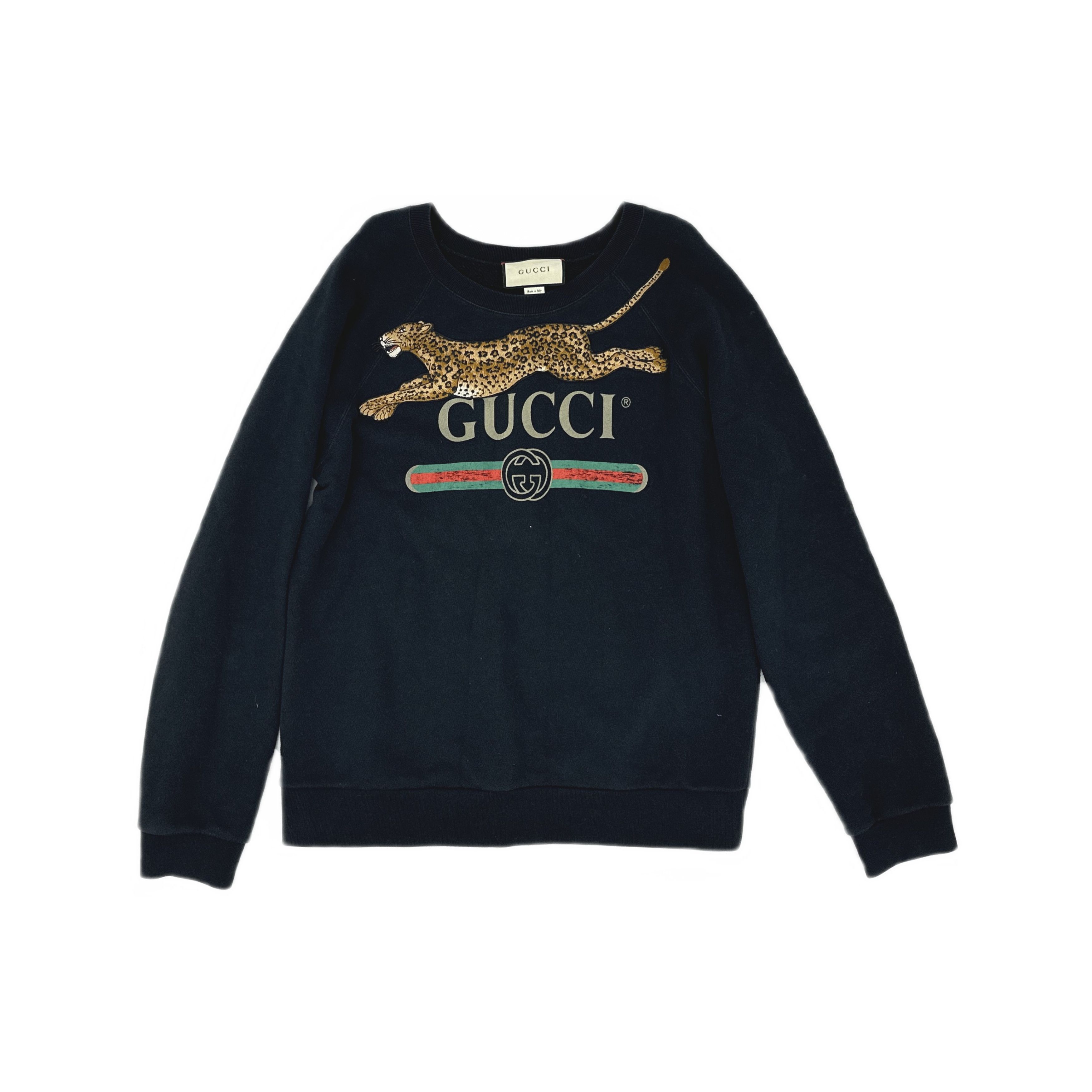 Gucci Gucci Panther Logo Sweatshirt Size S Size US S / EU 44-46 / 1 - 1 Thumbnail
