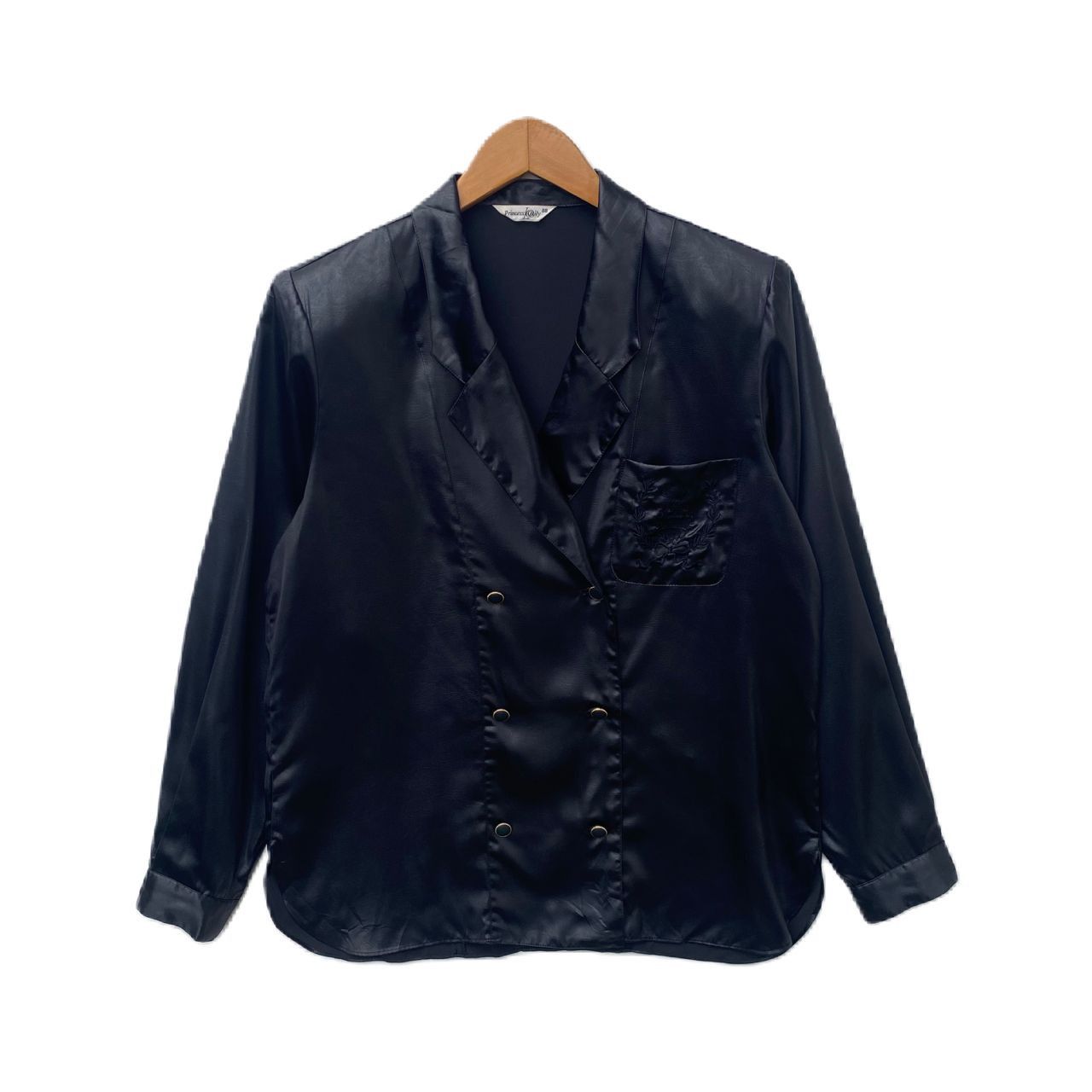 Other DOUBLE BREASTED SATIN BLOUSE BLAZER MEDIUM Size M / US 6-8 / IT 42-44 - 1 Thumbnail