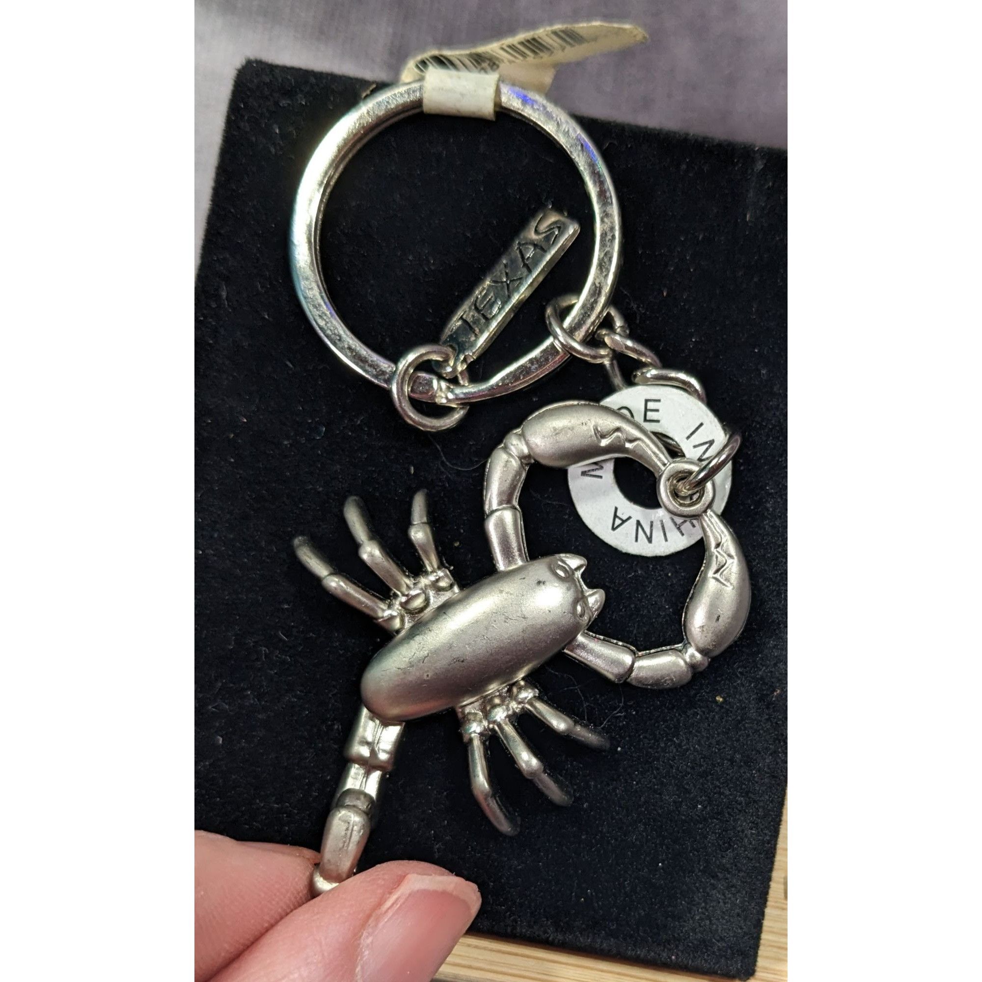 Other Texas Articulated Scorpion Souvenir Silver Tone Keychain Size ONE SIZE - 8 Thumbnail
