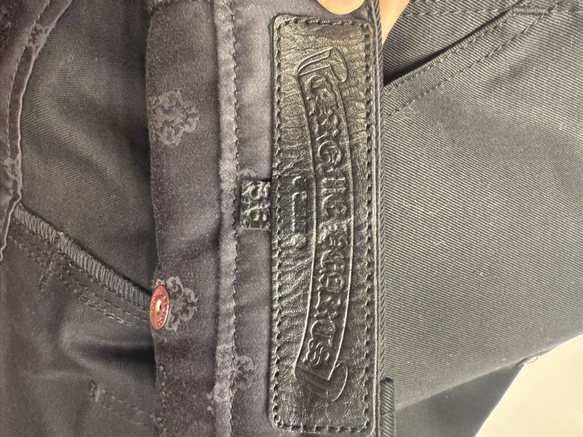 Chrome Hearts 🔥Chrome Hearts Black Double-Knee Shorts🔥 Size US 36 / EU 52 - 6 Thumbnail