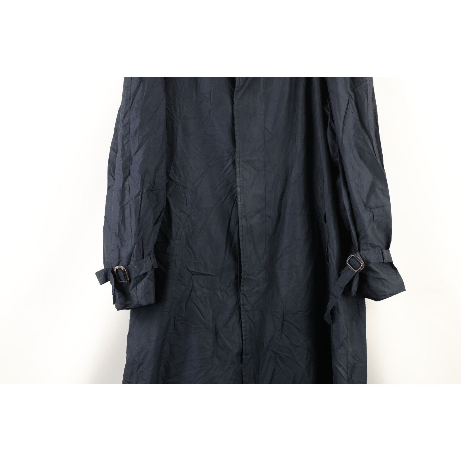 Gucci Vintage 70s Gucci Distressed Silk Trench Coat Jacket Size US L / EU 52-54 / 3 - 3 Thumbnail