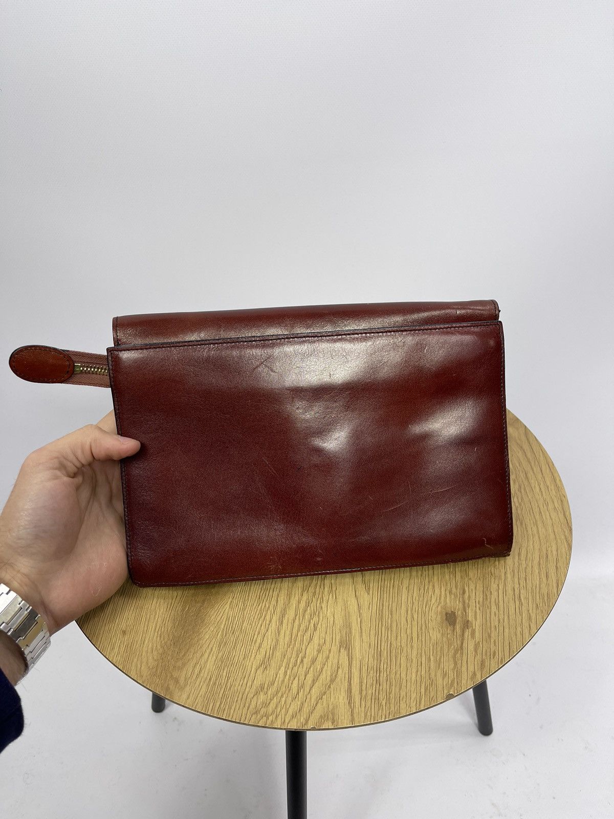Bally Vintage Bally Brown Leather Flap Closure Clutch Wallet RIRI Size ONE SIZE - 2 Thumbnail