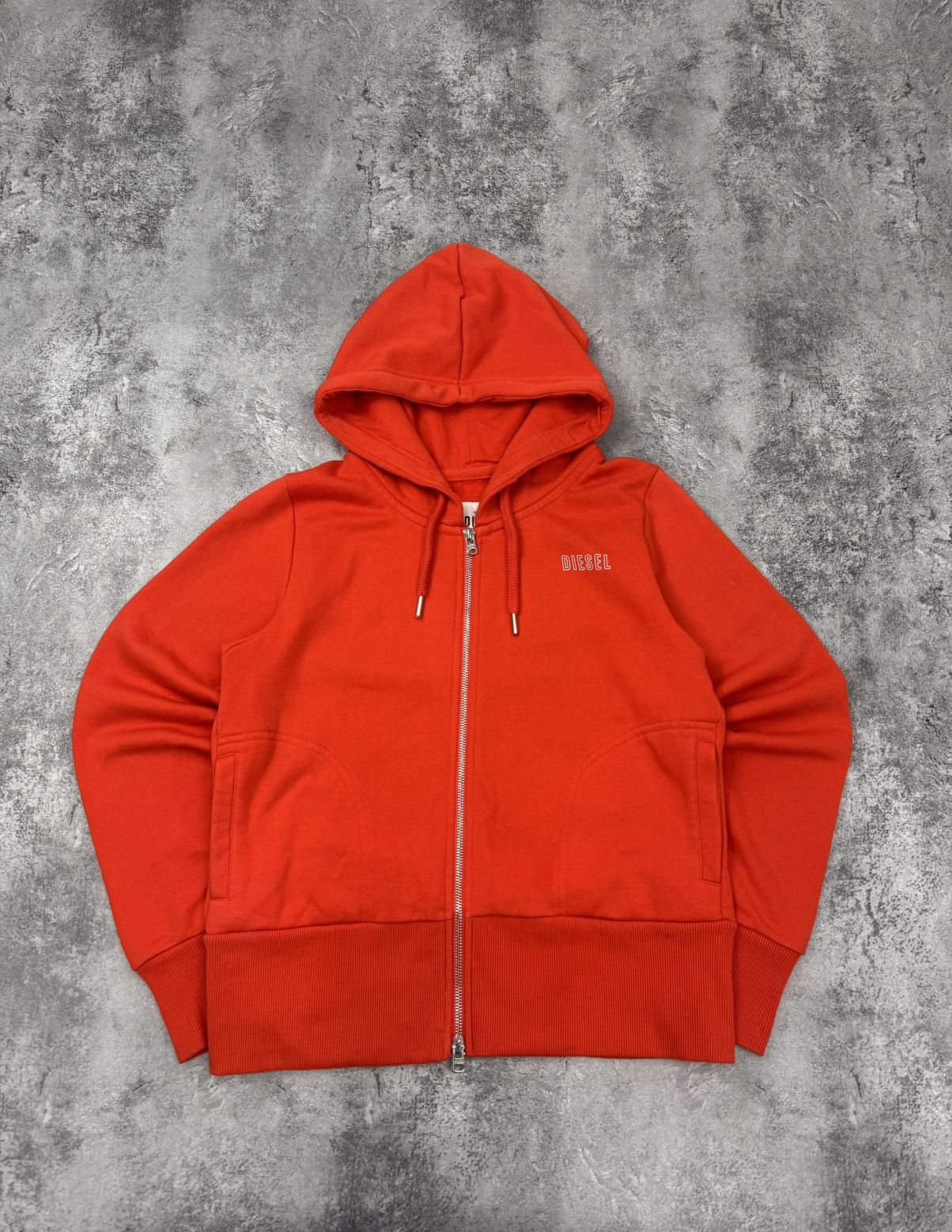 Diet Butcher Slim Skin Diesel Women Zip Hoodie Red Size M Size M / US 6-8 / IT 42-44 - 1 Thumbnail