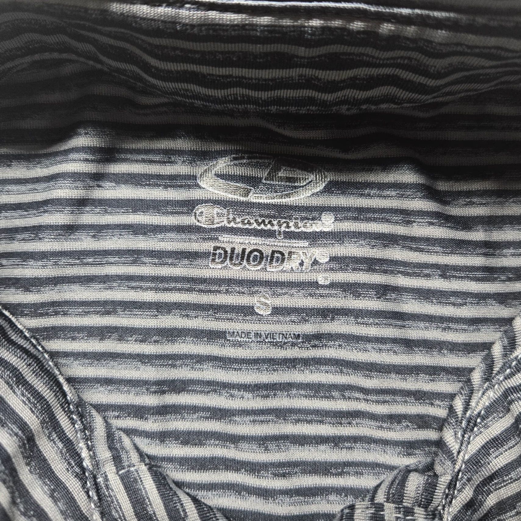 Champion VINTAGE Champion C9 Polo Shirt (Short Sleeve) Black Striped Adult Mens S Polo Shirt - Champion Polo Shirt Mens Black Striped S Size US S / EU 44-46 / 1 - 4 Thumbnail