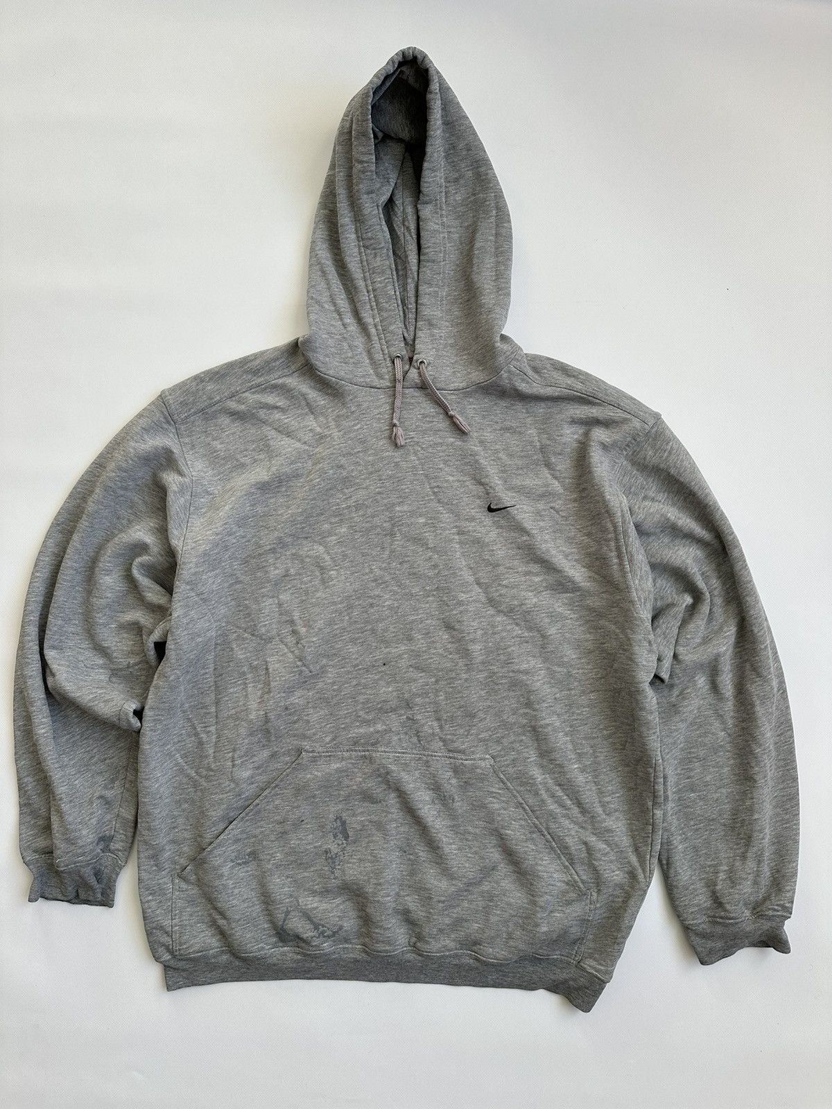 Nike Vintage Faded Nike Embroidered Swoosh Hoodie XL Size US XL / EU 56 / 4 - 1 Thumbnail