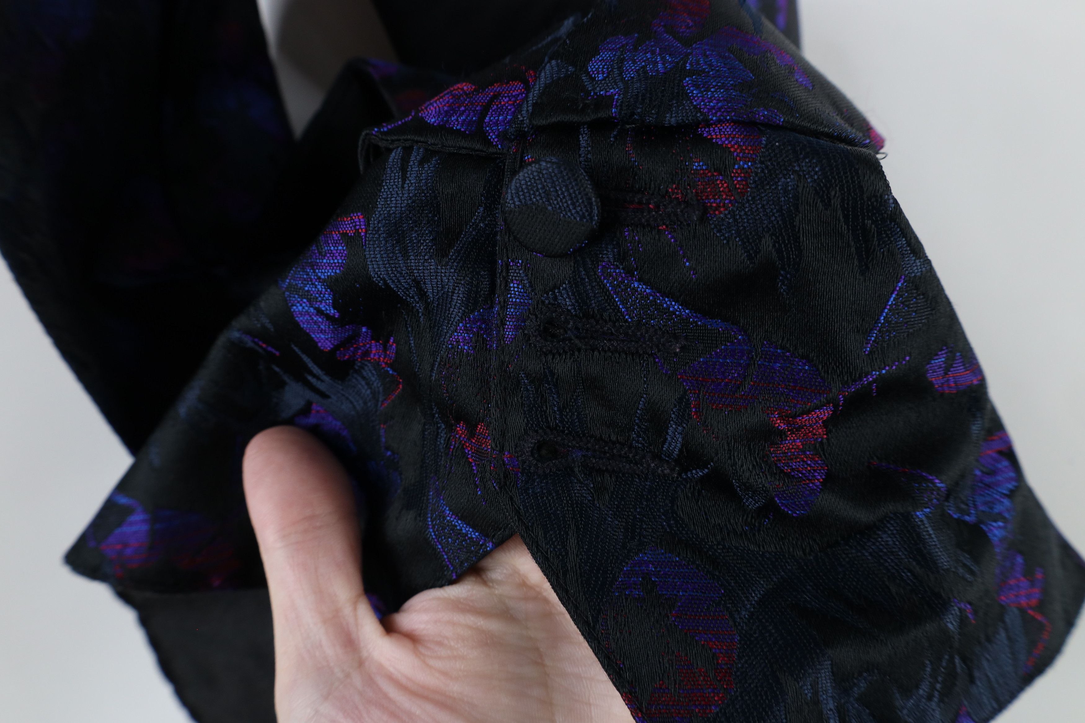 Vintage Vintage 90s Streetwear Floral Formal Tuxedo Suit Vest USA Size US L / EU 52-54 / 3 - 5 Thumbnail