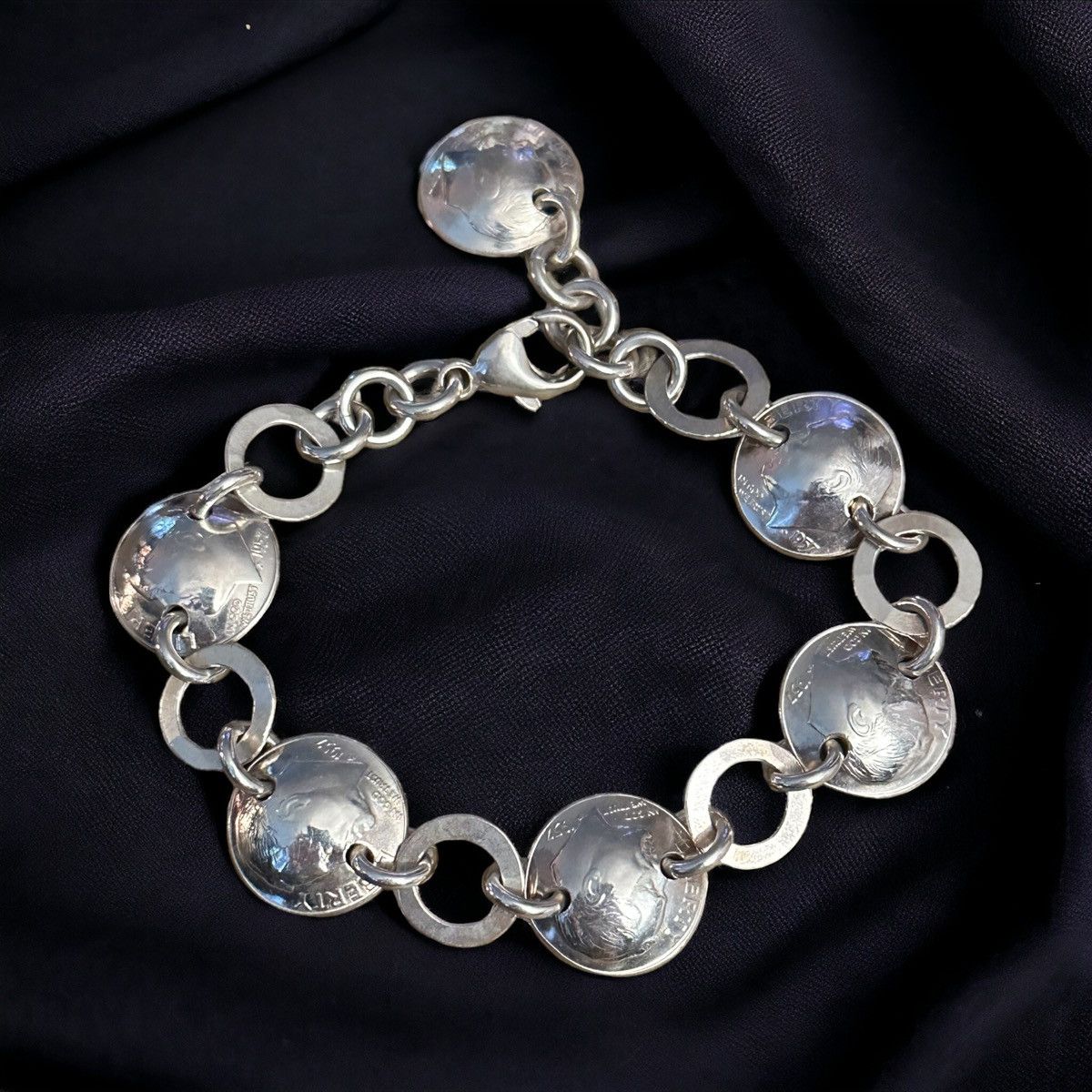 Other 1957 domed dime chain bracelet Size ONE SIZE - 1 Thumbnail