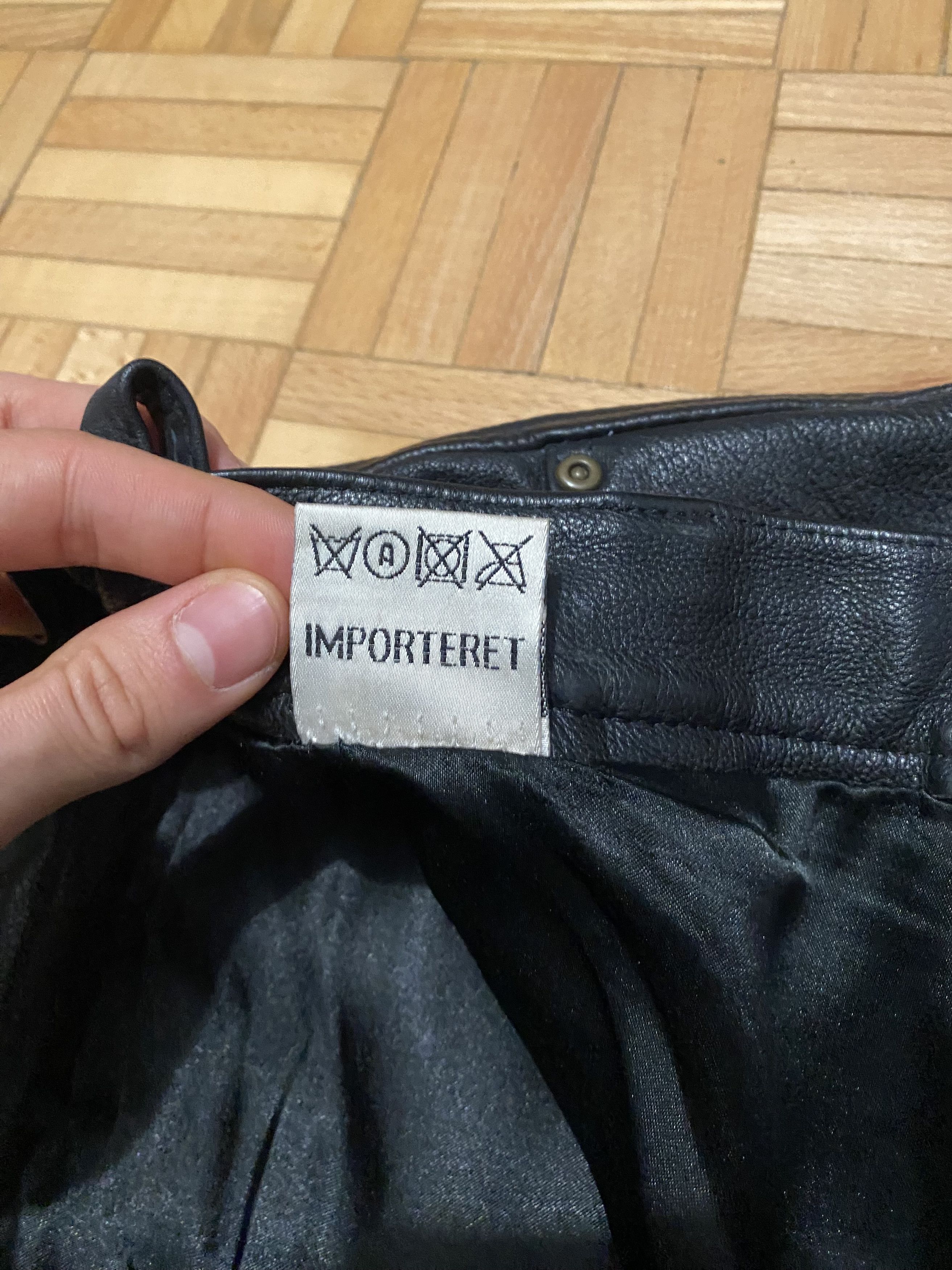 Genuine Leather Vintage leather pants 90s 80s Size US 32 / EU 48 - 4 Thumbnail