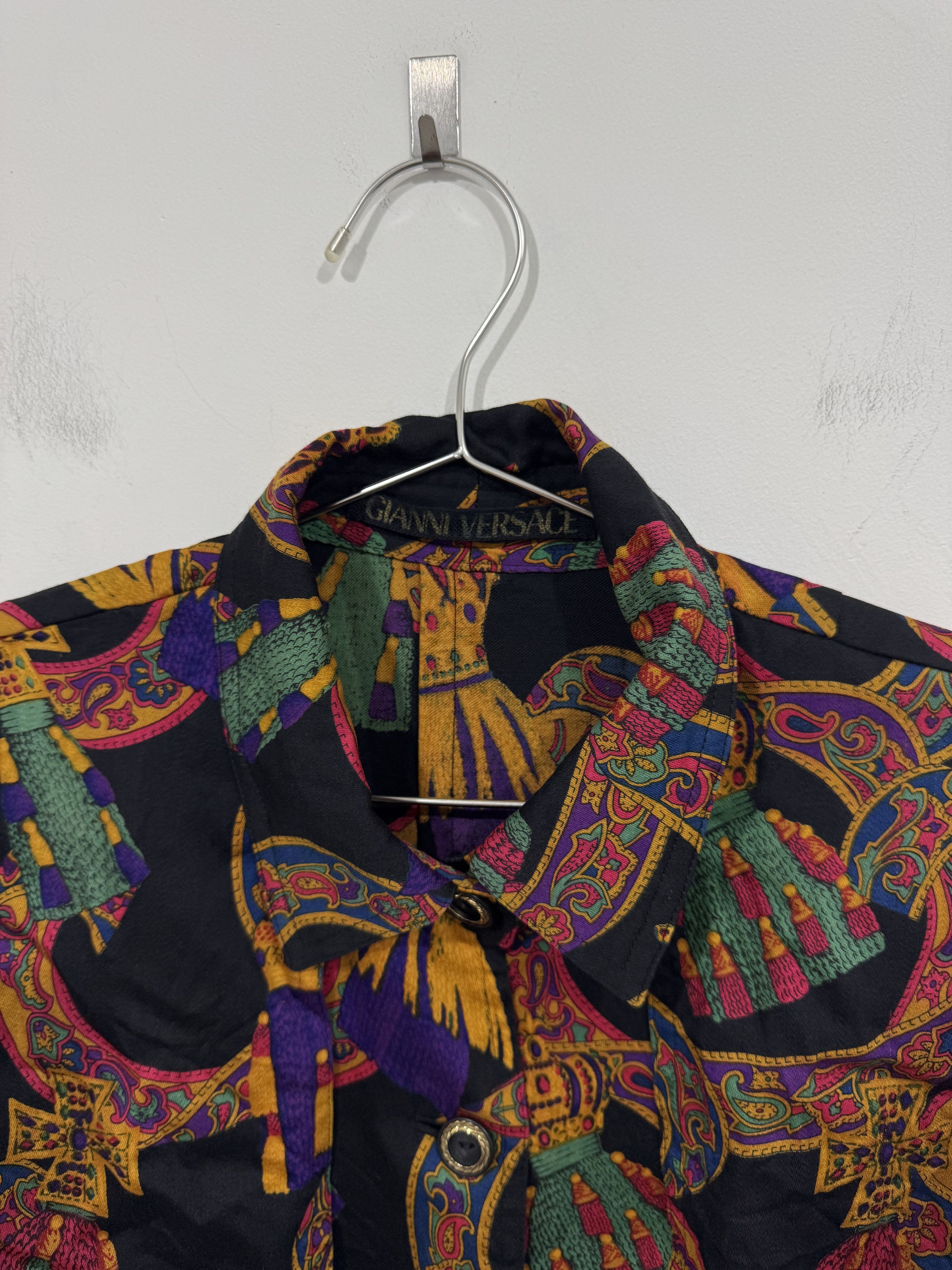 Versace Vintage Gianni Versace Baroque Blazer Size 42L - 3 Thumbnail