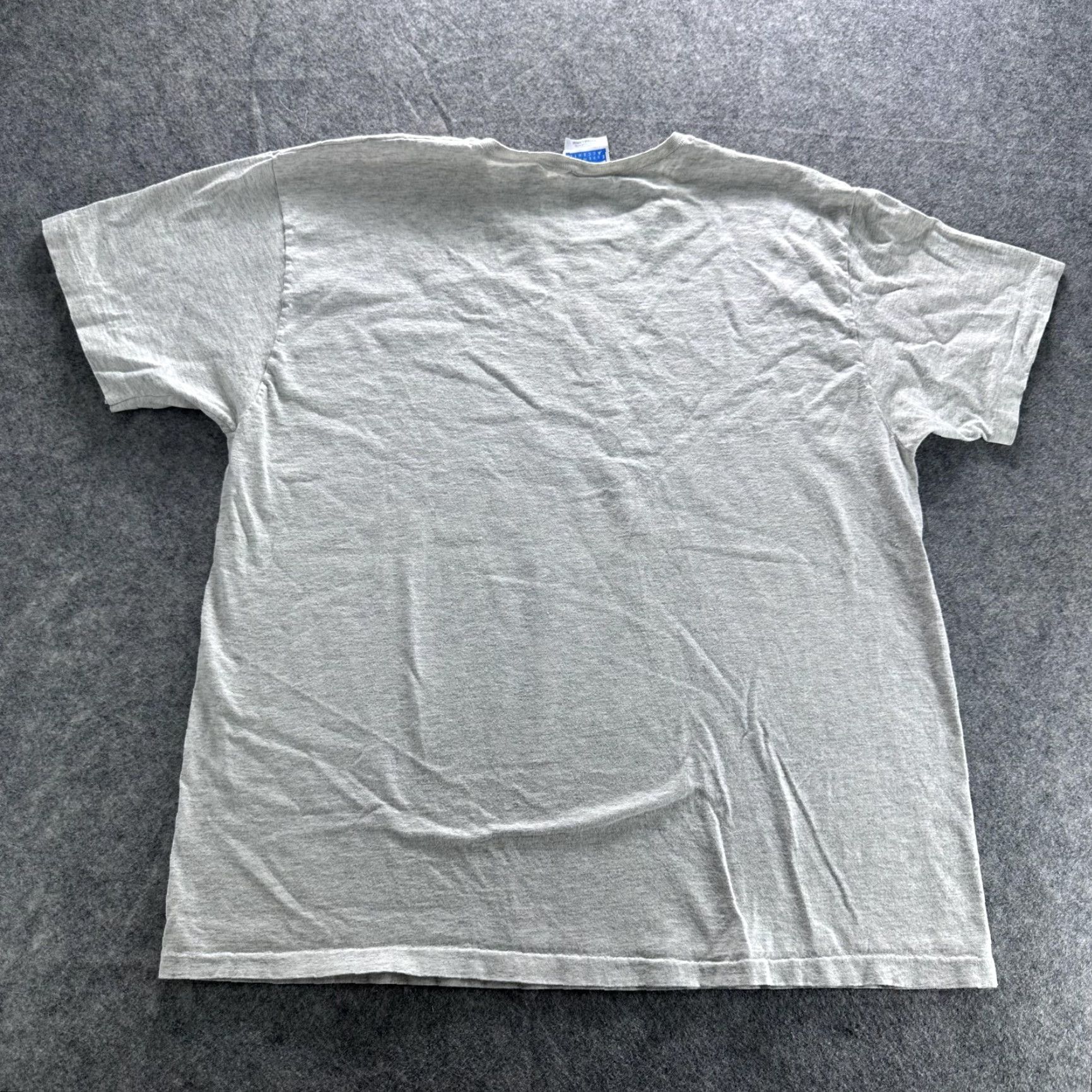 Hanes VINTAGE Hanes Shirt Mens XL Gray Blank Essential Accents Crewneck 90s Tee Size US XL / EU 56 / 4 - 7 Thumbnail
