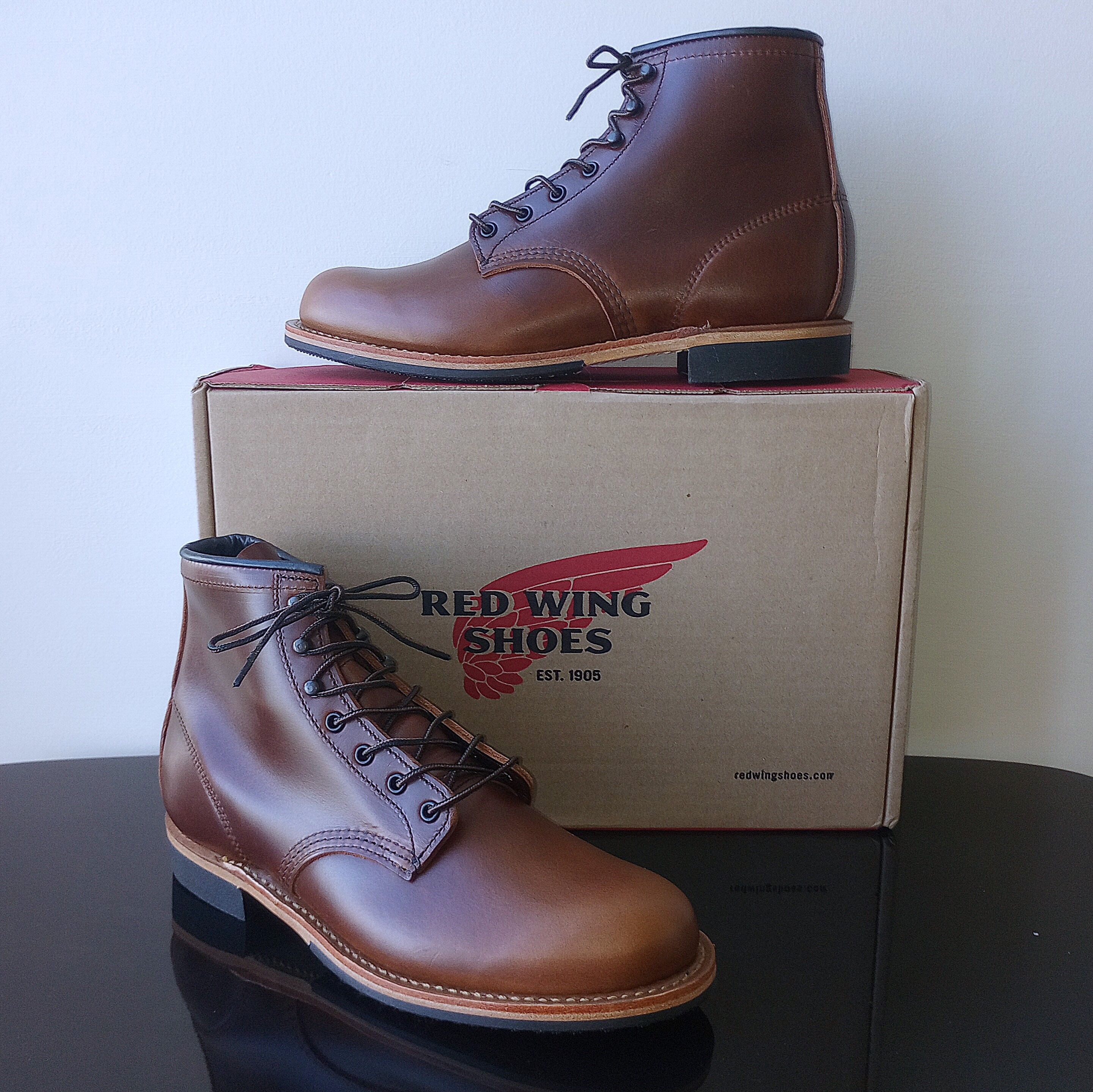 Red Wing Red Wing Heritage Men's Beckman 6-Inch Boot in Cigar Leather Size US 8 / EU 41 - 3 Thumbnail