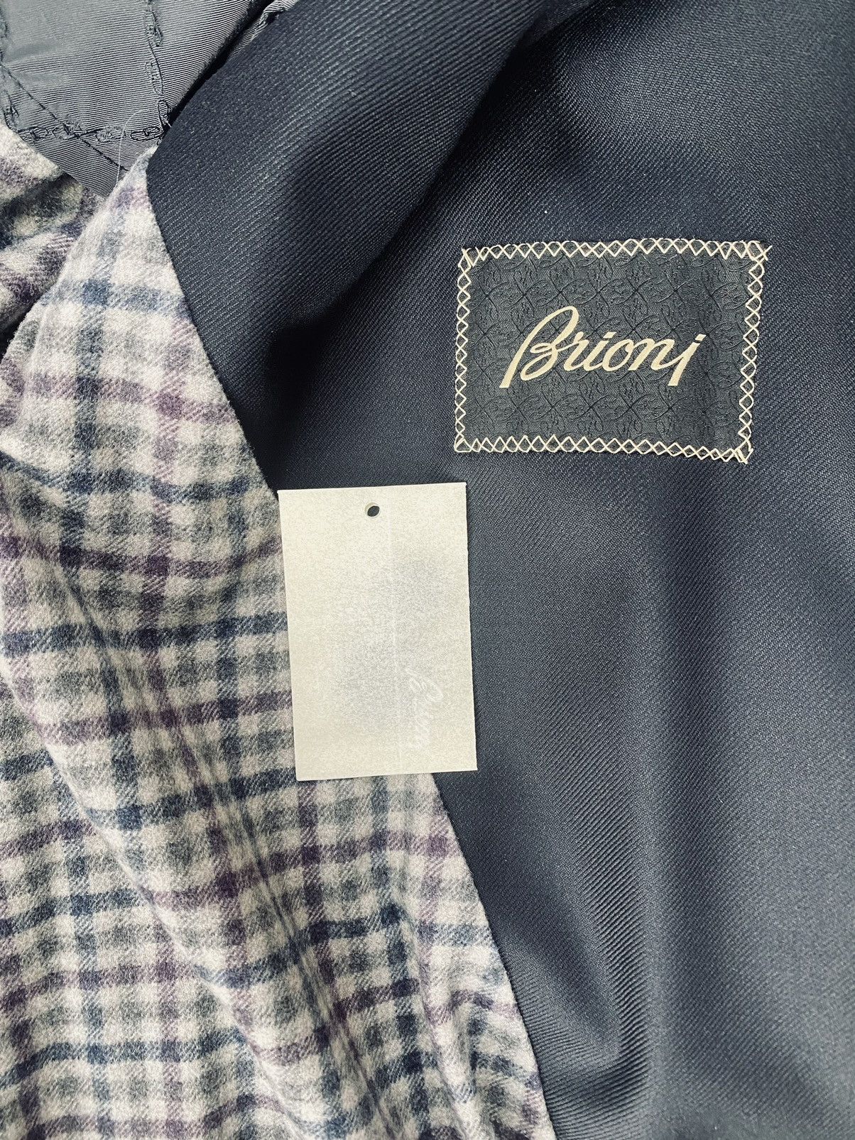 Brioni Brioni 🇮🇹 black storm system wool bond belted topcoat L NEW Size US L / EU 52-54 / 3 - 19 Thumbnail