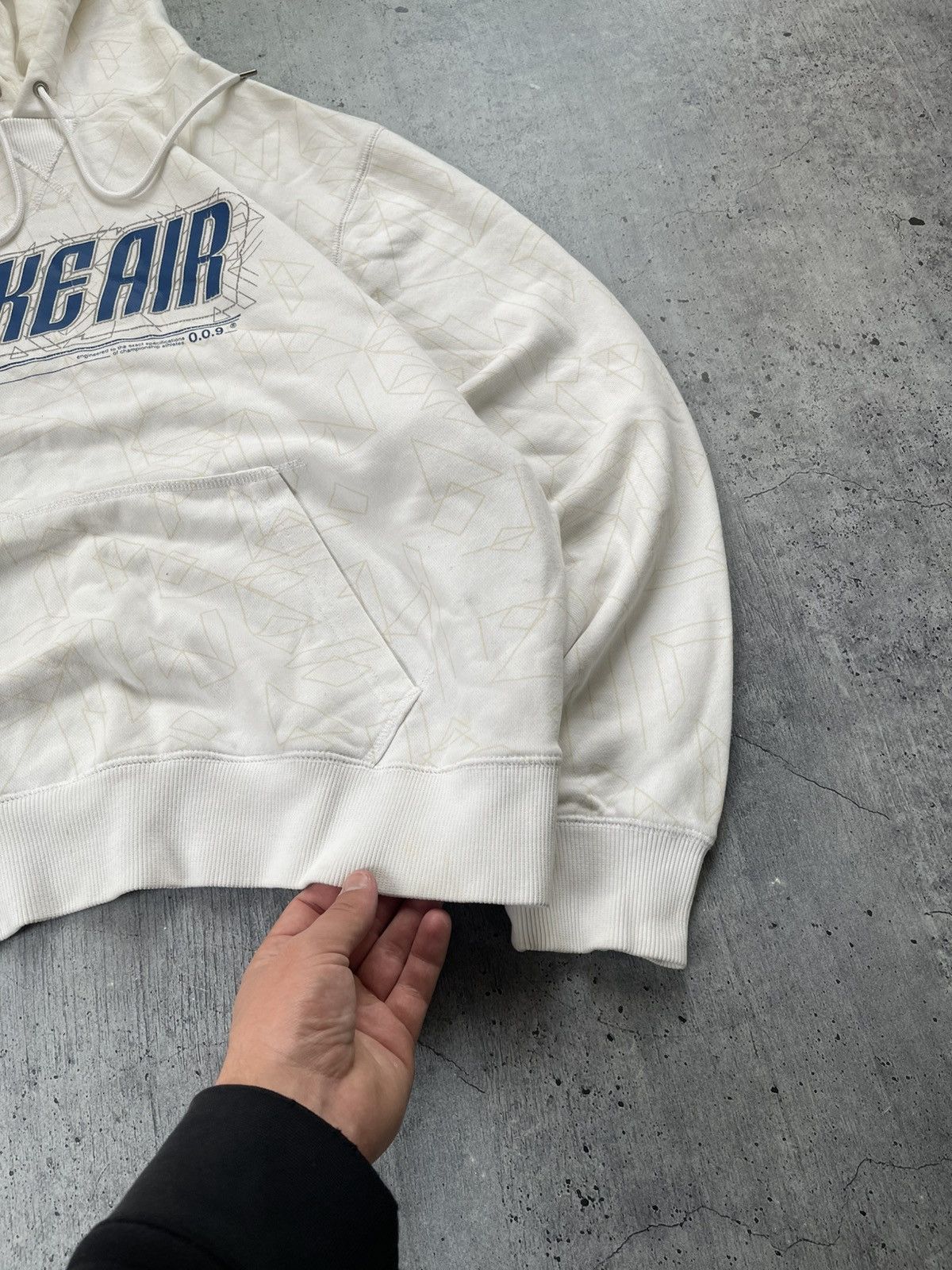 Nike × Vintage 00s Nike Air Vintage Hoodie Drill Size US L / EU 52-54 / 3 - 2 Thumbnail