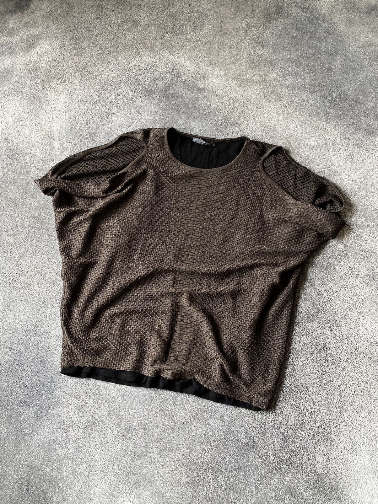 Alexander McQueen 2000`s Alexander McQueen Phyton Structure Suit Top / Skirt Size S / US 4 / IT 40 - 3 Thumbnail