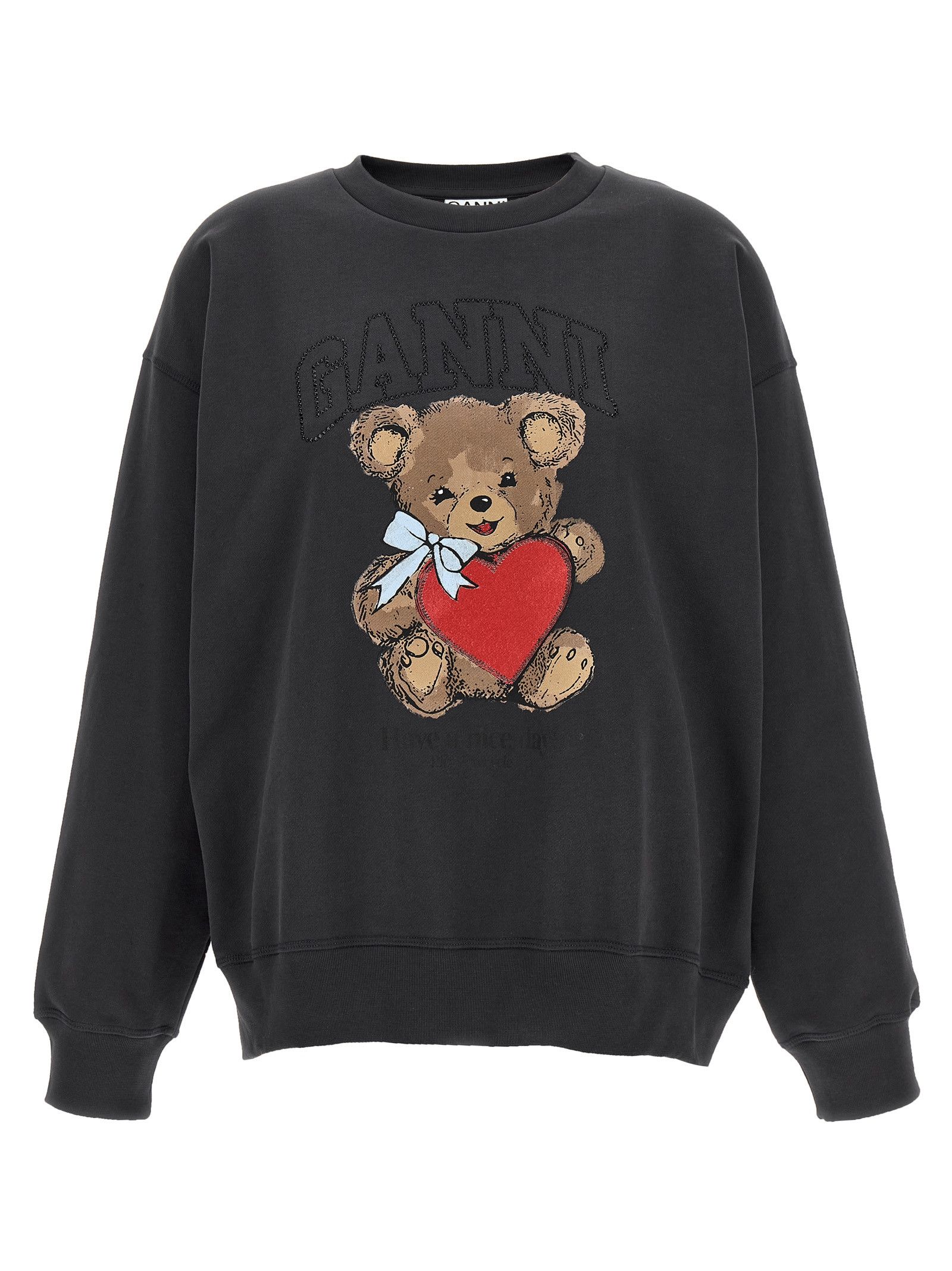 Ganni 'Orso' Sweatshirt Size L / US 10 / IT 46 - 1 Thumbnail