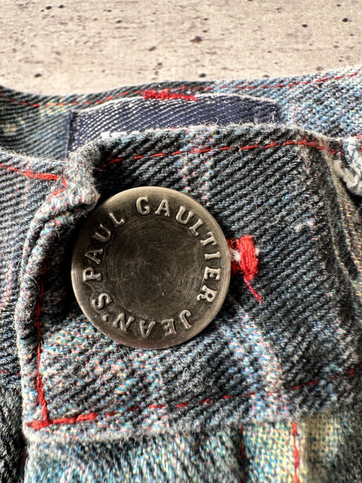Japanese Brand × Jean Paul Gaultier Jean Paul Gaultier Insane Denim Jeans Pants Size 27" / US 4 / IT 40 - 8 Thumbnail