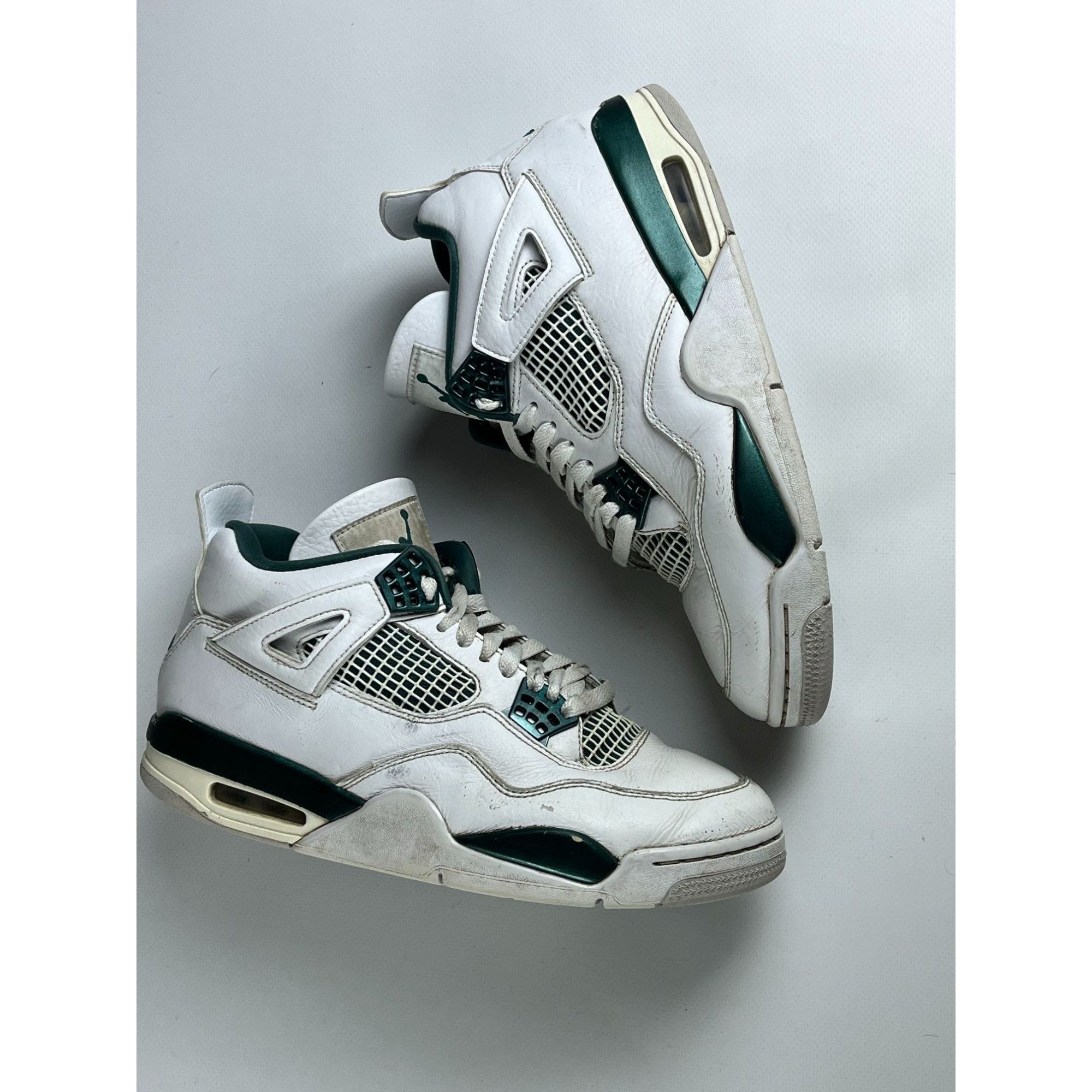 Jordan Brand × Vintage Air Jordan 4 Retro Oxidized Green White Dark Teal Size US 8 / EU 41 - 1 Thumbnail