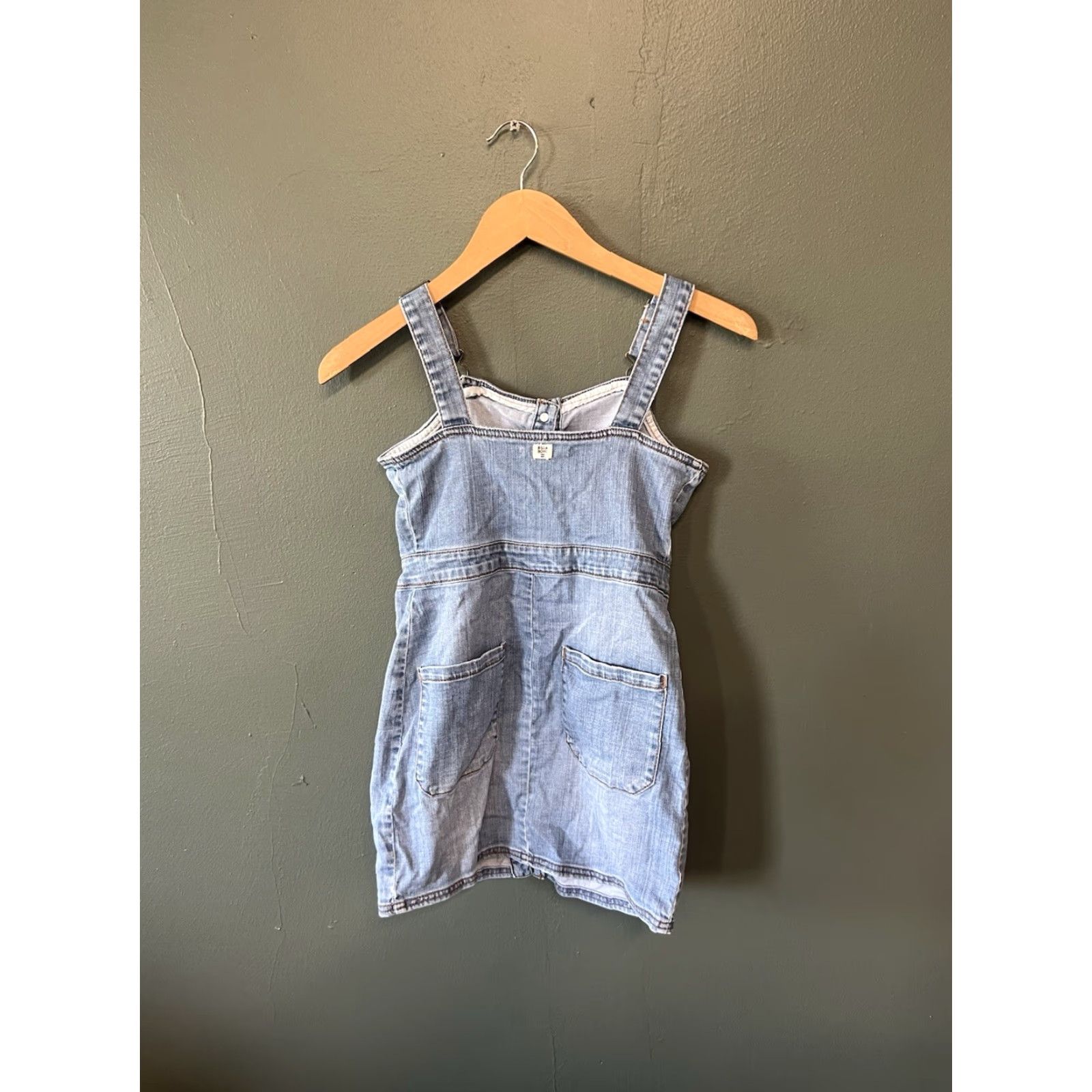 Billabong VINTAGE Billabong Womens Denim Jumpsuit Coveralls Sleeveless Size M Blue Denim One-Piece Women Size 32" / US 10 / IT 46 - 2 Thumbnail