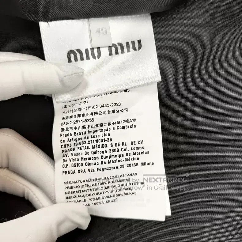 Miu Miu Miu Miu 40 Suit material long coat Size M / US 6-8 / IT 42-44 - 5 Thumbnail