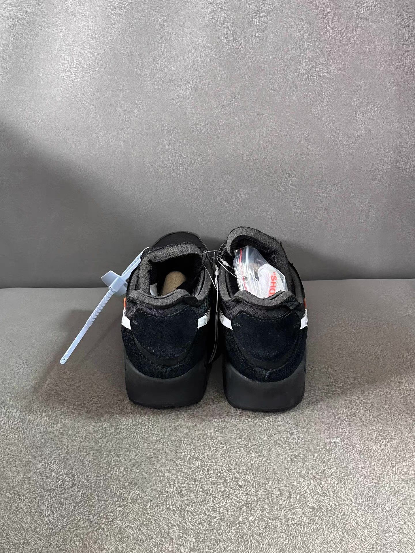 Nike Off-White x Air Max 90 Black Ｑ20 Size US 8.5 / EU 41-42 - 3 Thumbnail