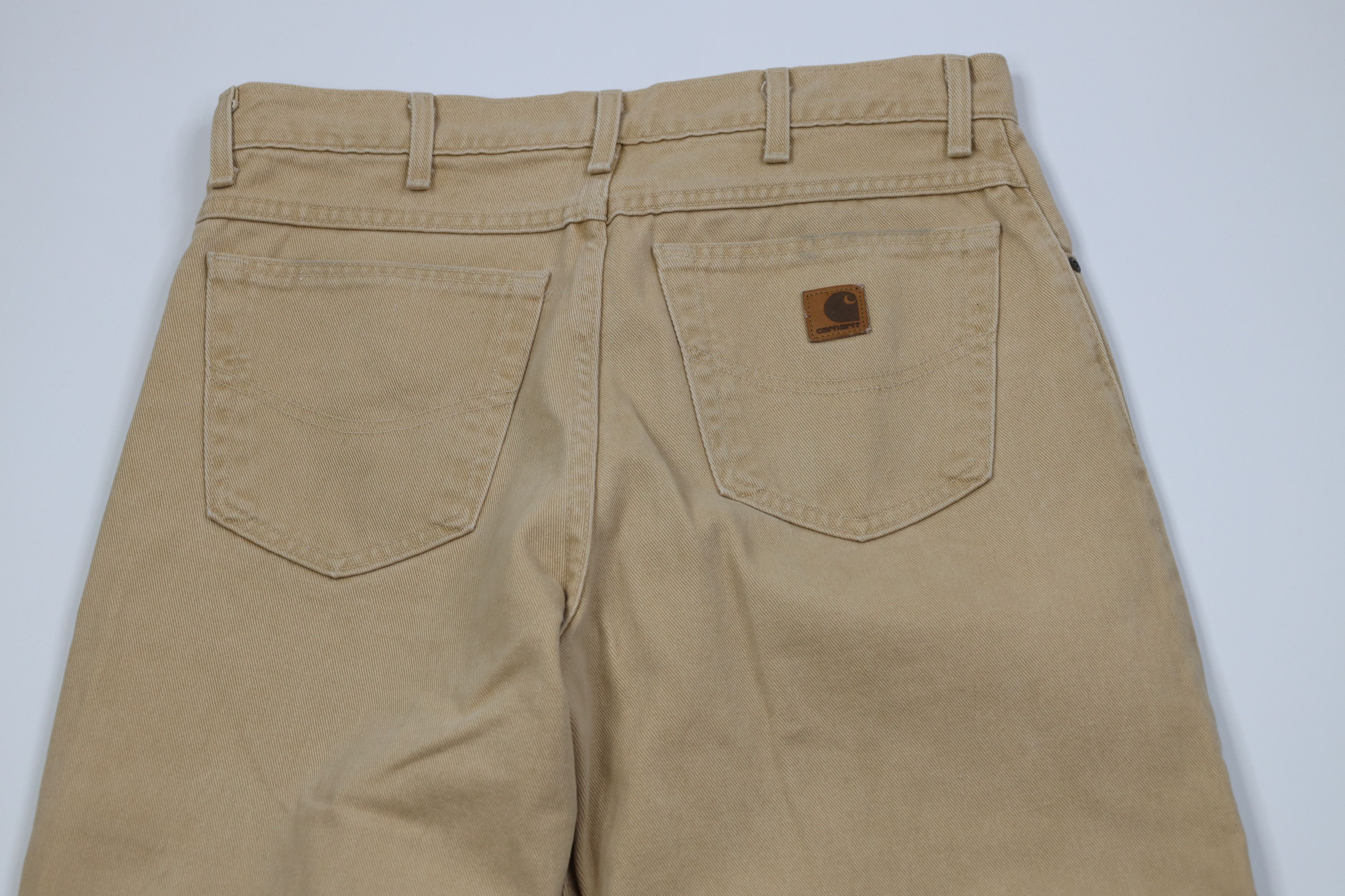 Carhartt Vintage 90s Carhartt Wide Leg Denim Jeans Wheat Brown USA Size US 34 / EU 50 - 11 Thumbnail