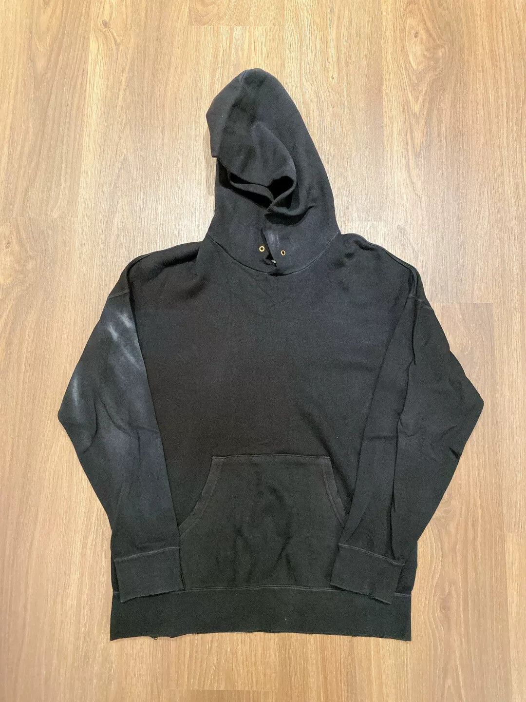 Visvim visvim jumbo black mud-dyed hoodie Size US M / EU 48-50 / 2 - 1 Thumbnail