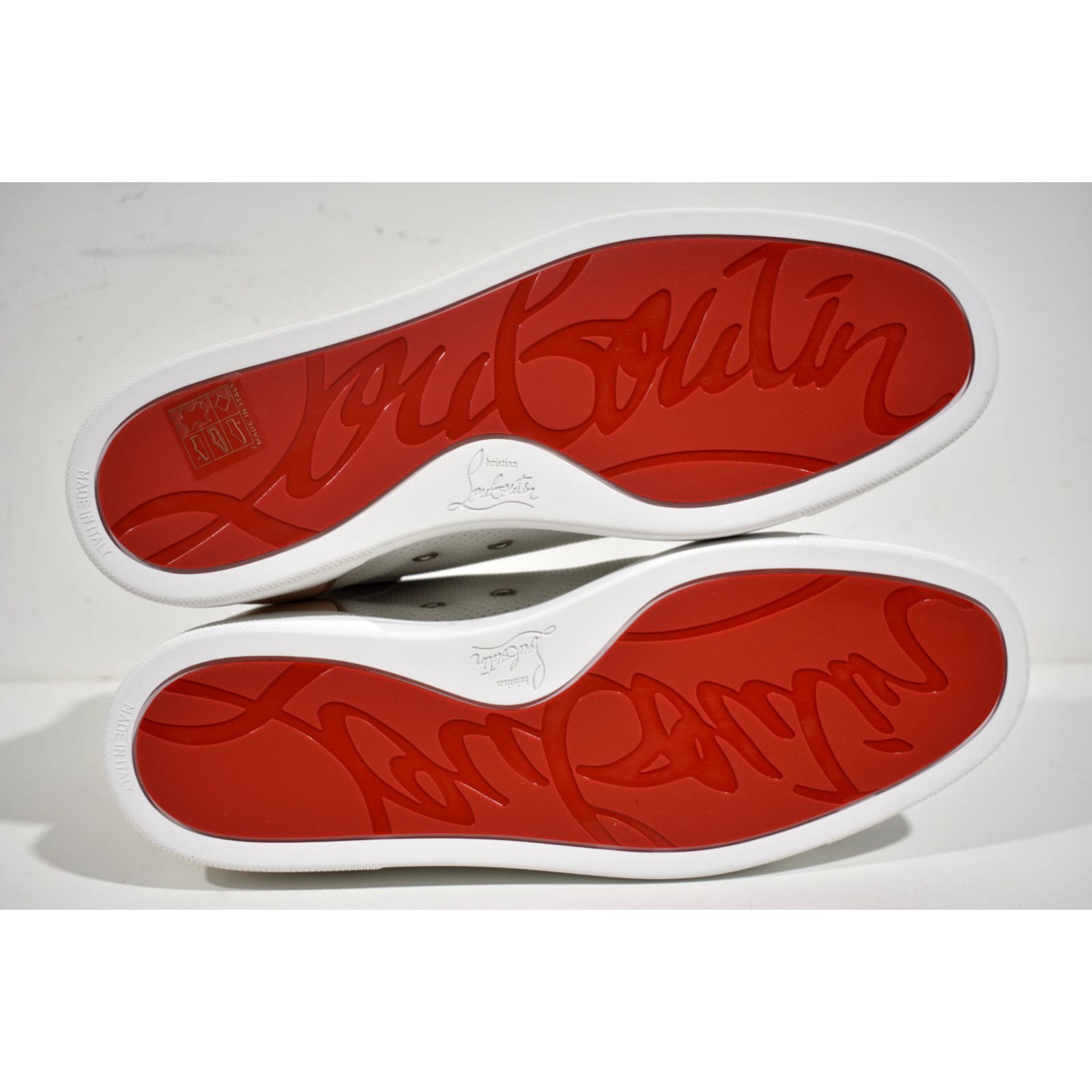 Christian Louboutin Christian Louboutin Fun Lou Spikes Flat High Top Sneaker Size US 11.5 / EU 44-45 - 12 Thumbnail