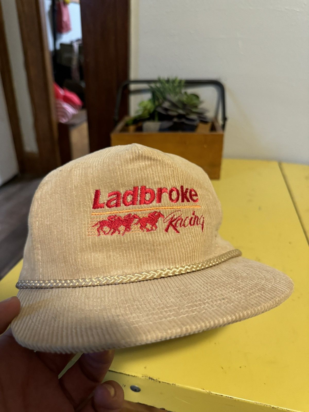 Vintage Vintage Corduory Trucker Hat Size ONE SIZE - 2 Thumbnail